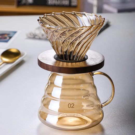 DecorBitesâ„¢ Glass Percolator Coffee Pot with Reusable Filter - Coffee Supplies