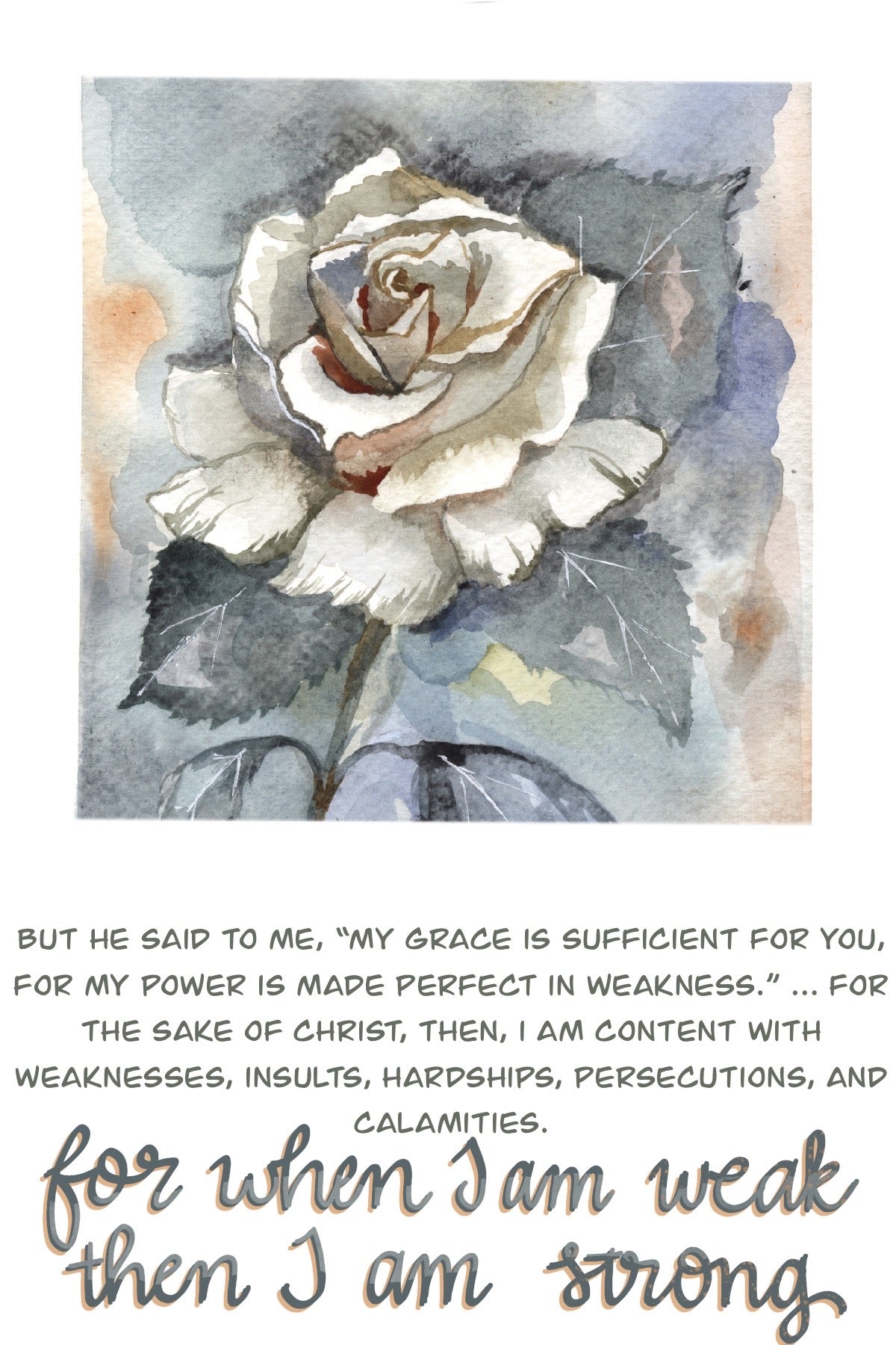 Polaroid Bible Verse Art Prints