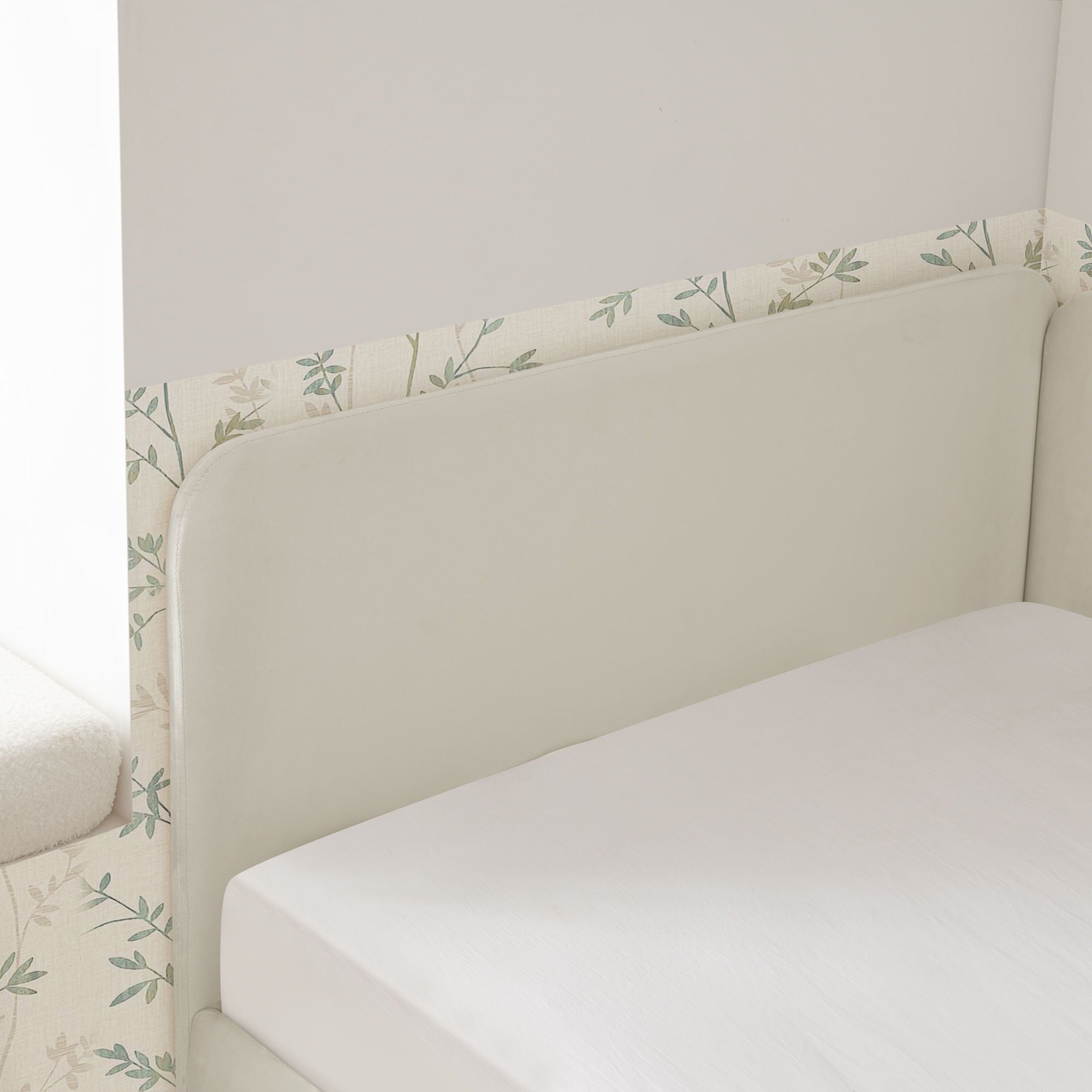 Upholstered Platform Bed Frame With 2 Storage Drawers And Adjustable Sofa Bed