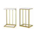 Modern Glam C - Shape End Table