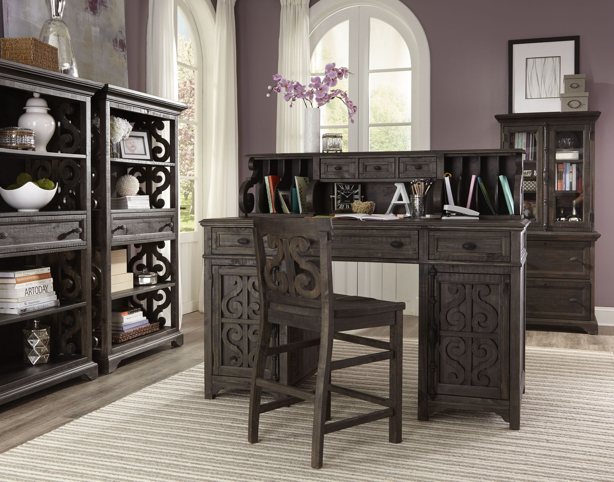 Bellamy - Bookcase - Peppercorn