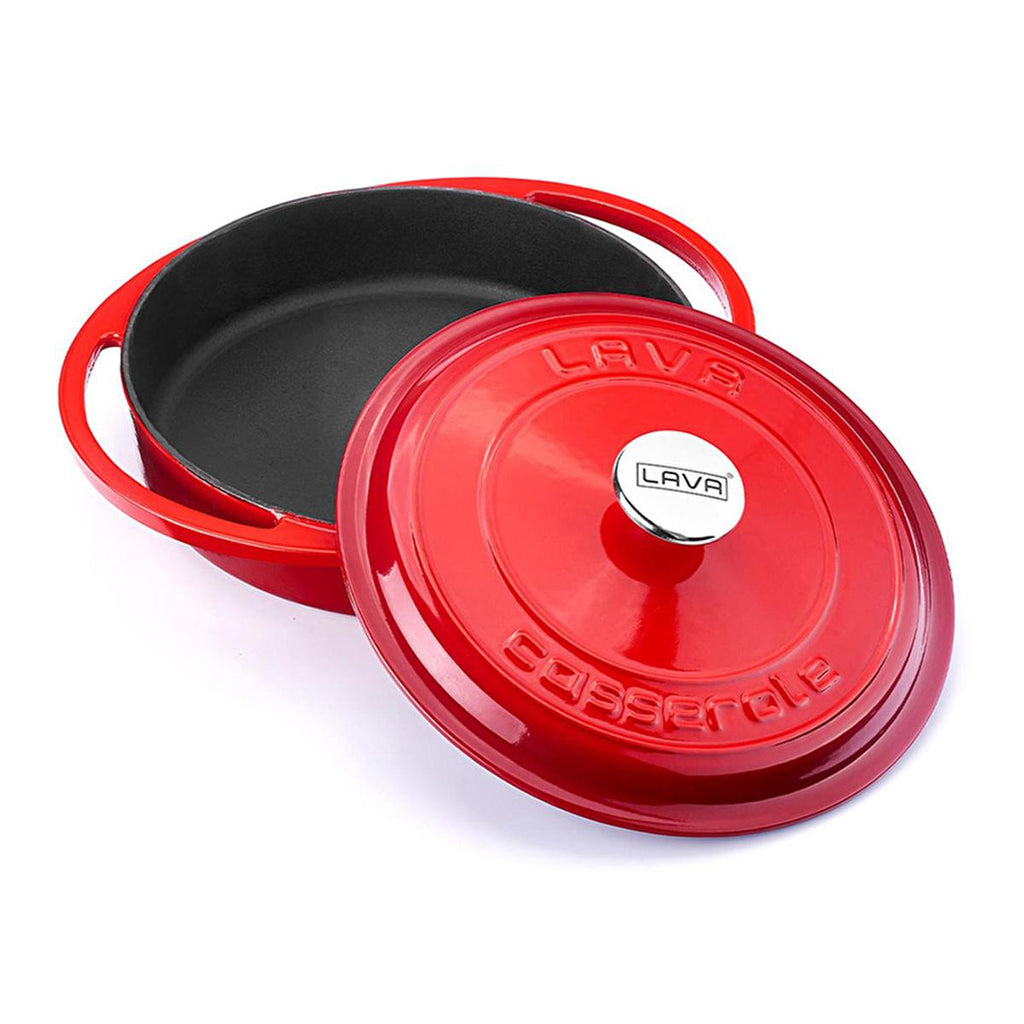 Lava Cast Iron Cookware - Heritage Series Multi-Purpose Pan 11 Inch, Durable Enamel Finish, Dishwasher Safe - Ideal for Home Cooks
