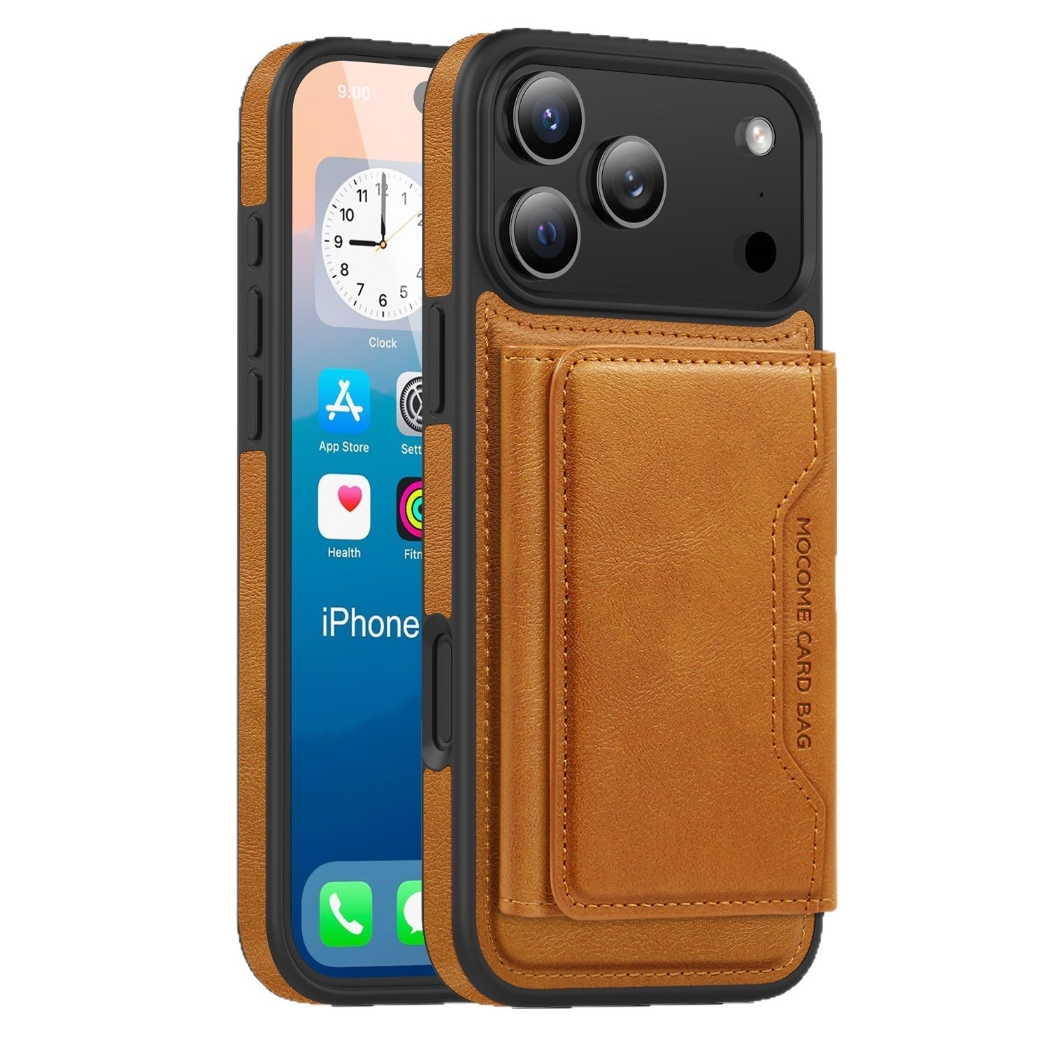 Genuine Leather Drop-Proof Phone Case - Slim Protective Cover for Smartphone with Shock Absorption and Scratch Resistance
