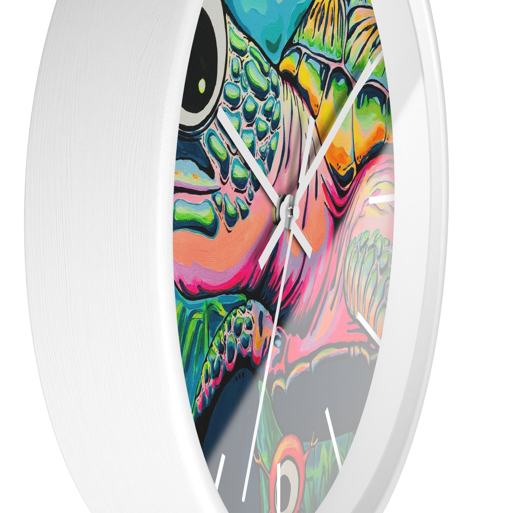 Cyclops Turtle Pop Art Wall Clock