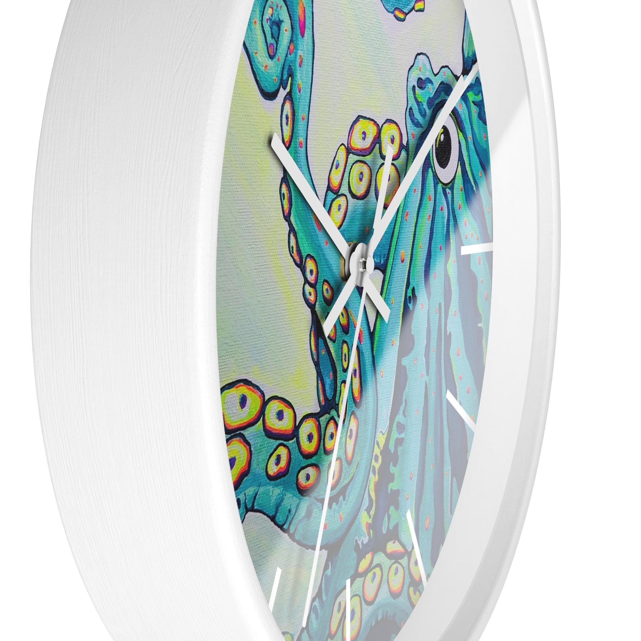 Cyclops Octopus Pop Art Wall Clock