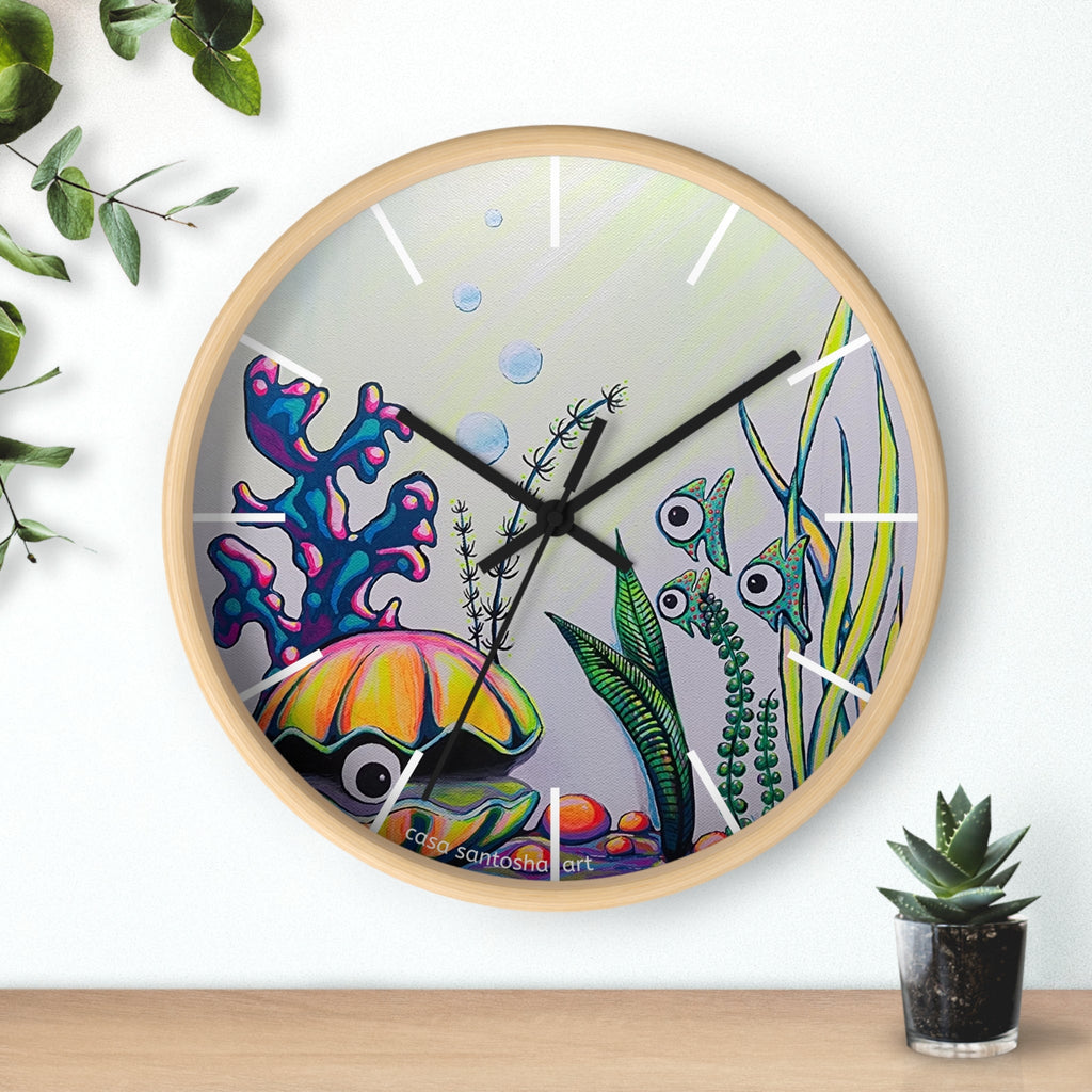 Cyclops Clam Pop Art Wall Clock