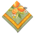 French Provencal napkin - Cotton - Lemons green | Tissus Toselli