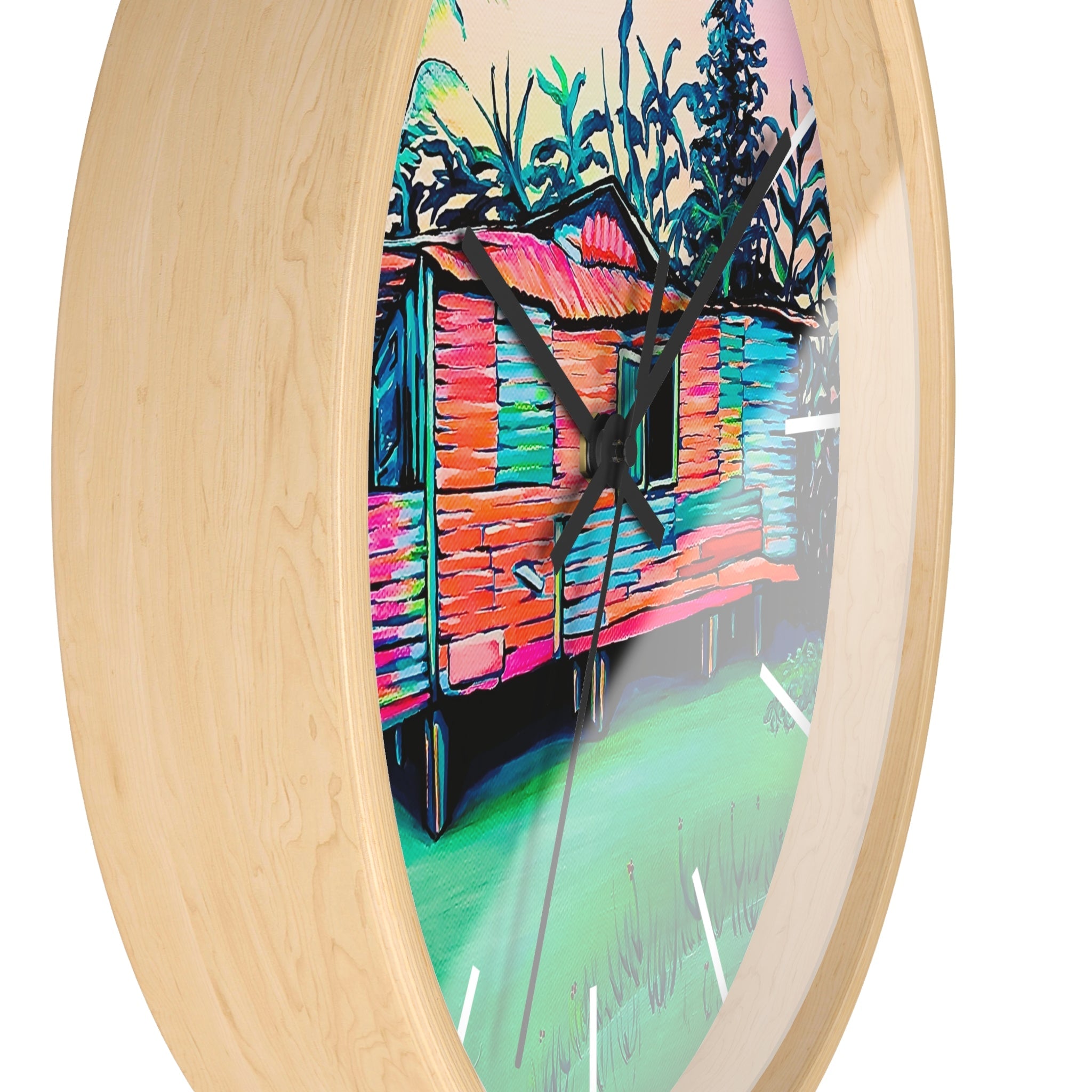 Luis Russell House Bocas Pop Art Wall Clock