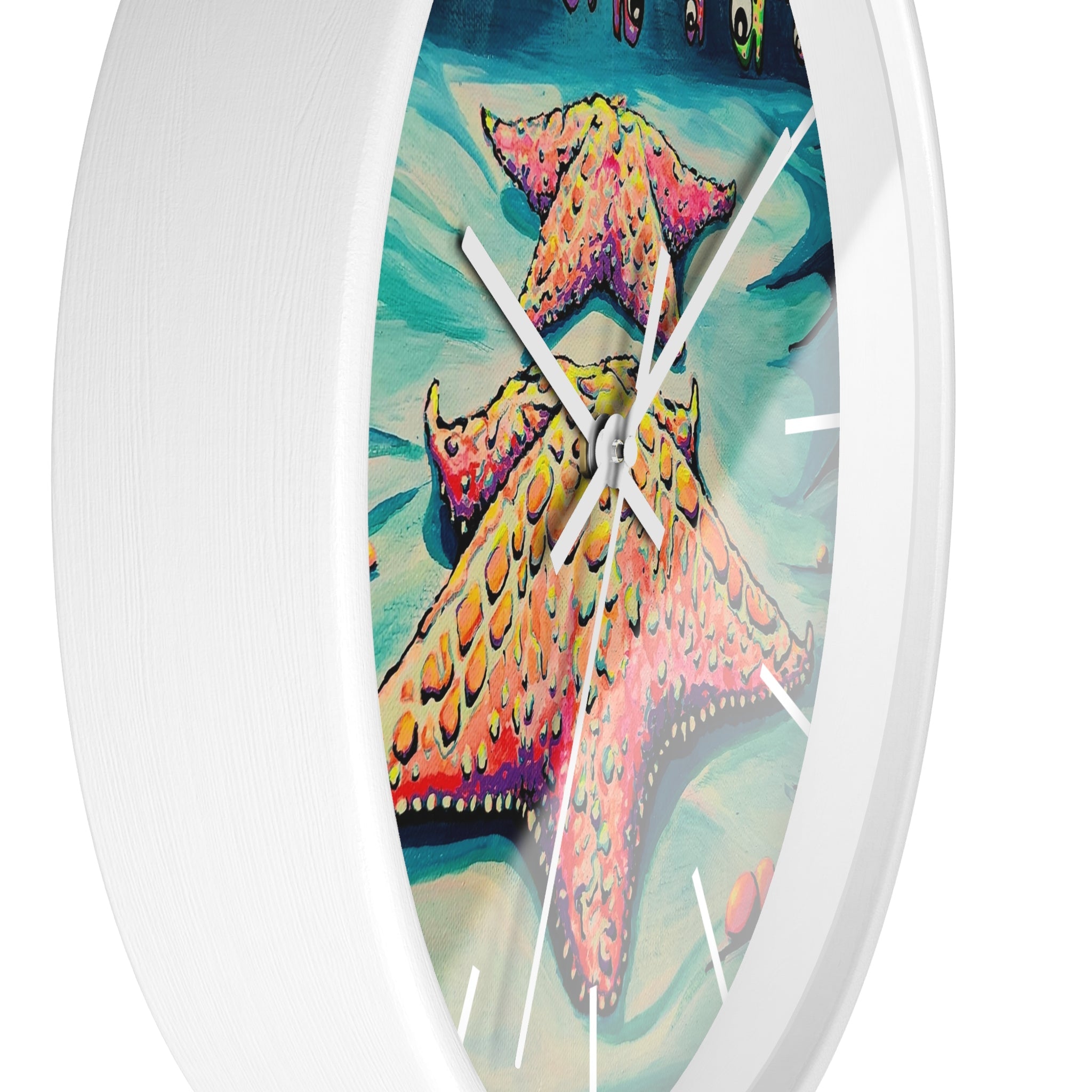 Cyclops Starfish Pop Art Wall Clock