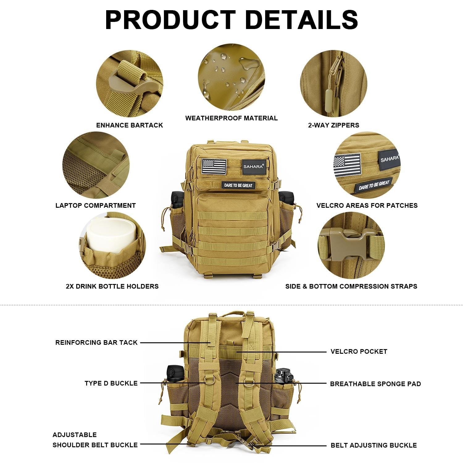 Raider Series Travel Bag & Laptop Backpack for Laptops up to 17.3-inch