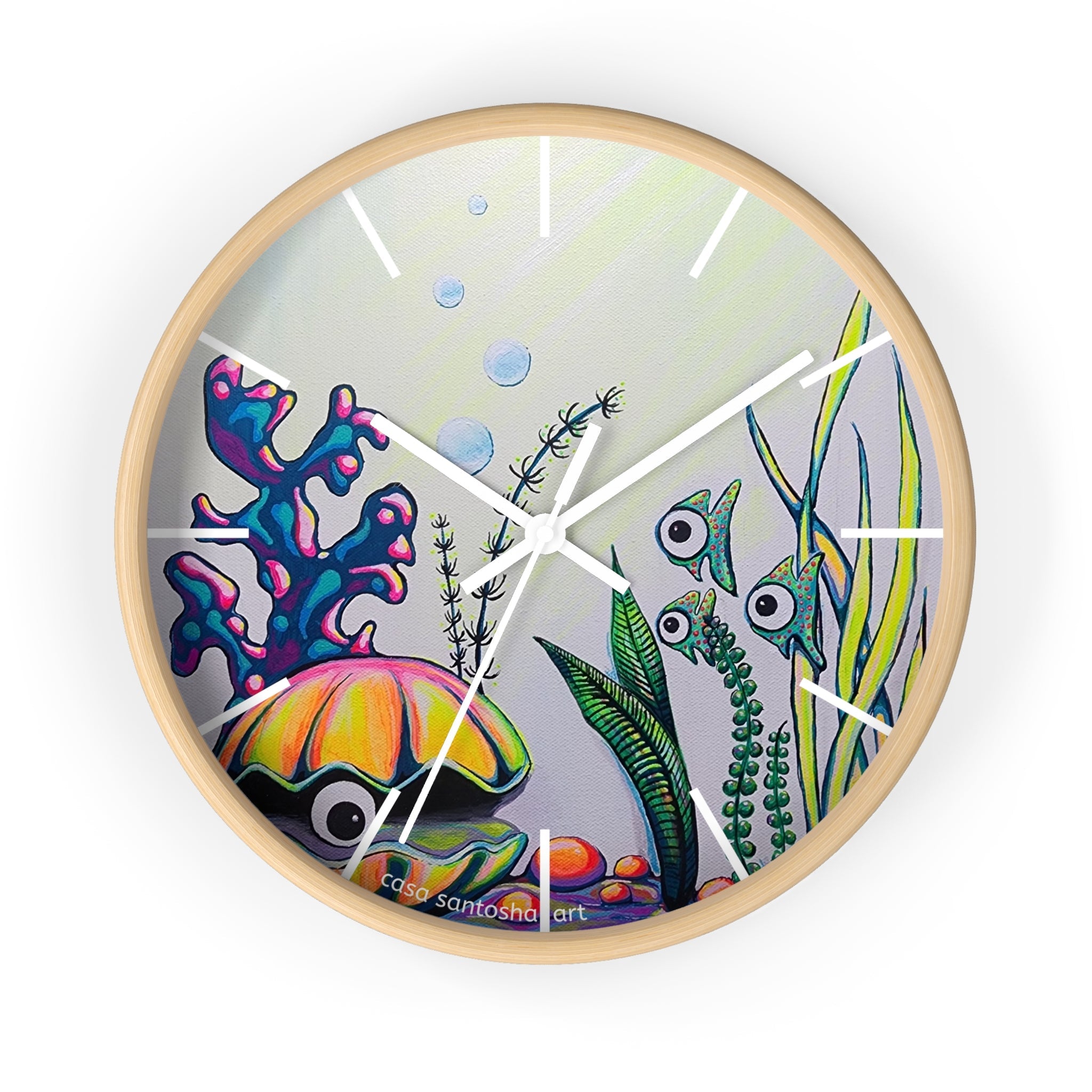 Cyclops Clam Pop Art Wall Clock