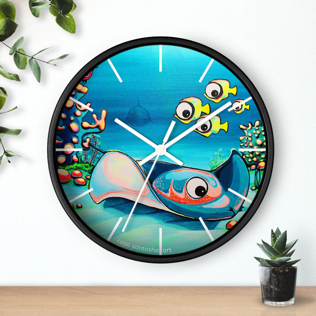 Cyclops Stingray Pop Art Wall Clock
