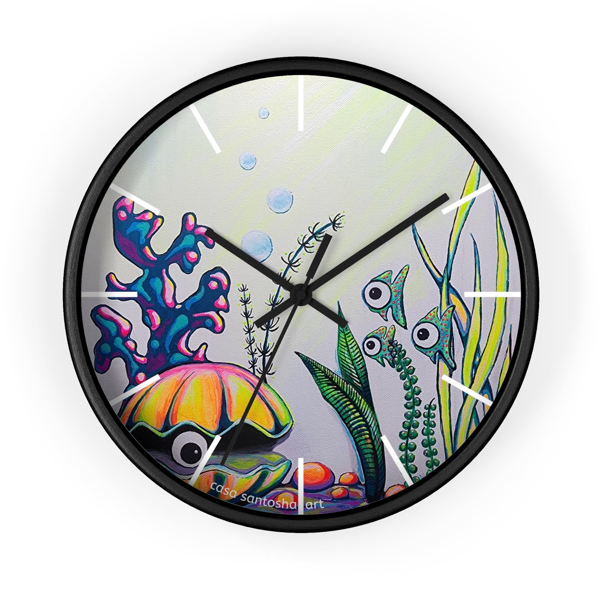 Cyclops Clam Pop Art Wall Clock