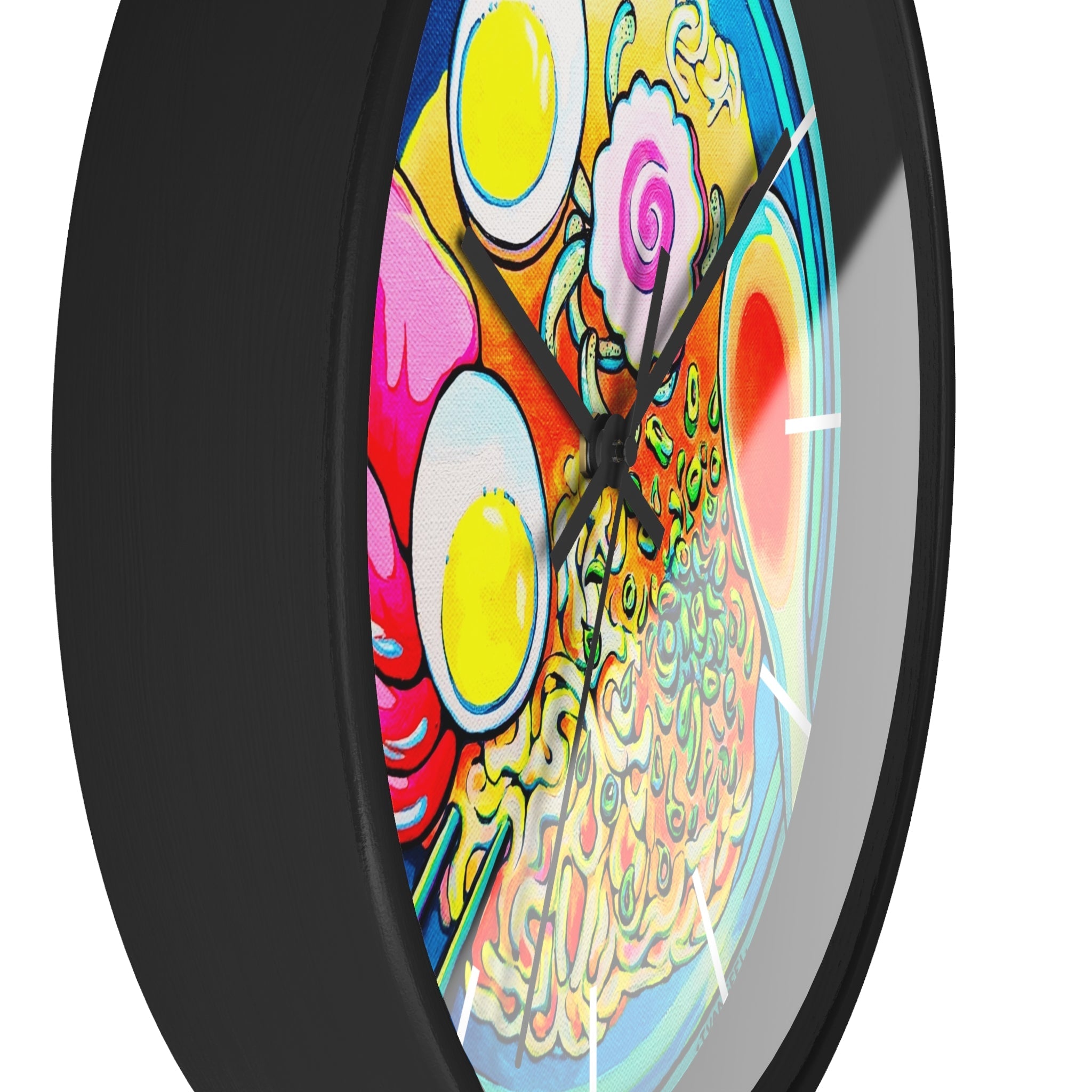 Neon Ramen Pop Art Wall Clock