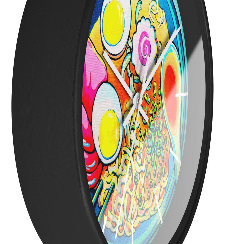 Neon Ramen Pop Art Wall Clock