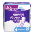 Always Discreet Incontinence Pads, Moderate Absorbency, Regular Length, (3 Packs of 20)