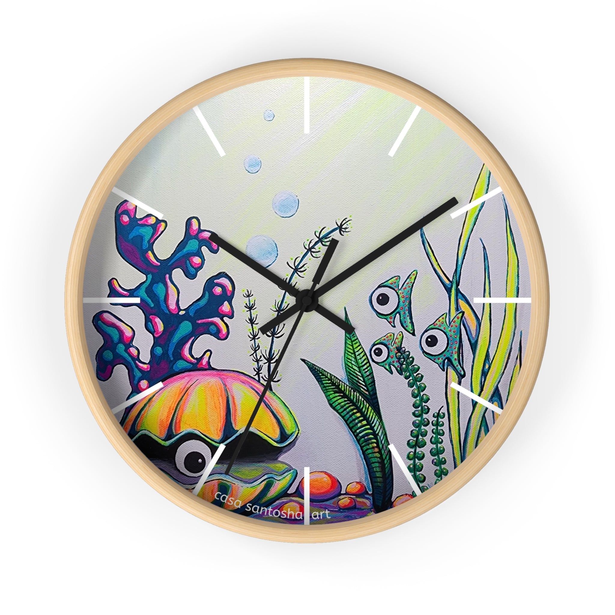 Cyclops Clam Pop Art Wall Clock