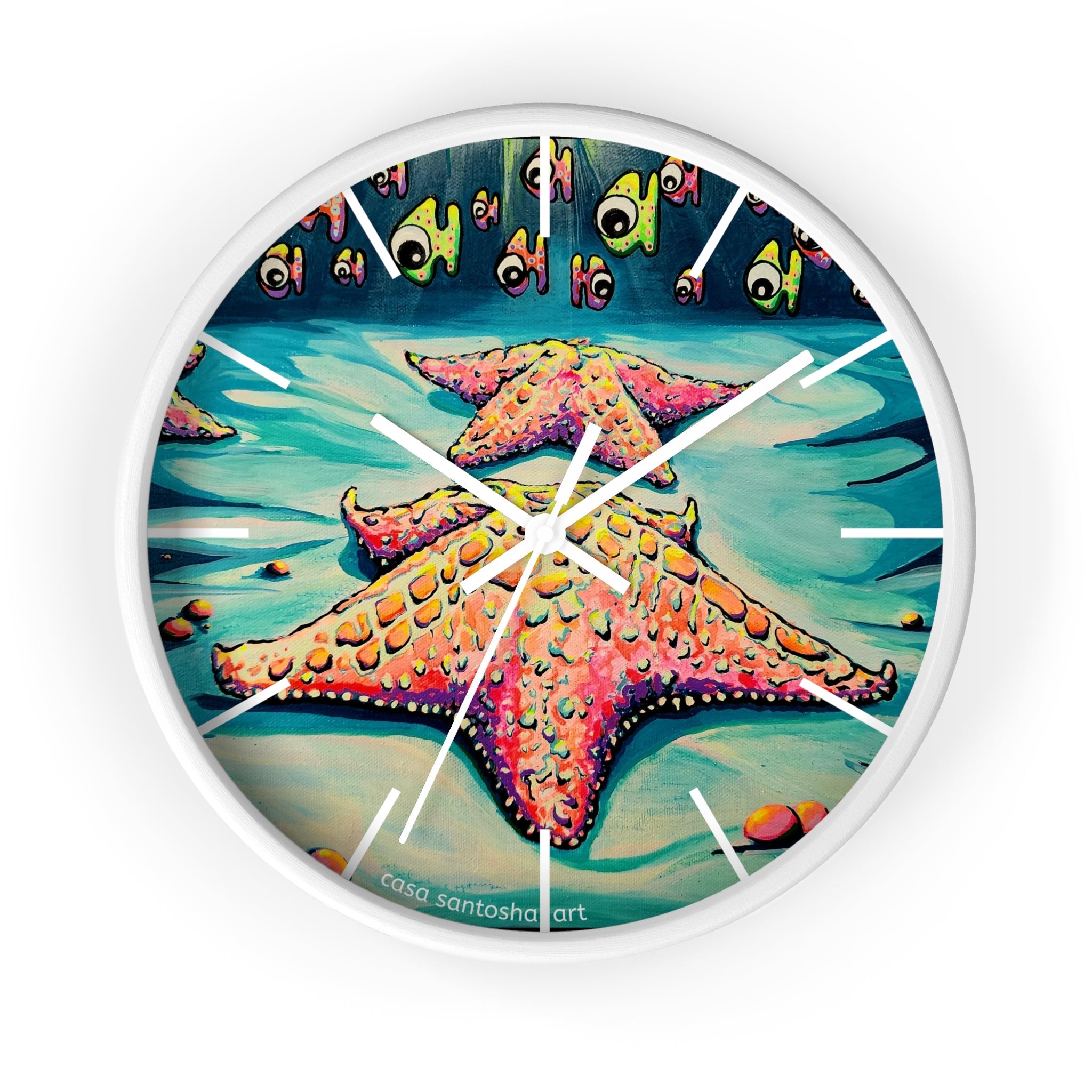 Cyclops Starfish Pop Art Wall Clock