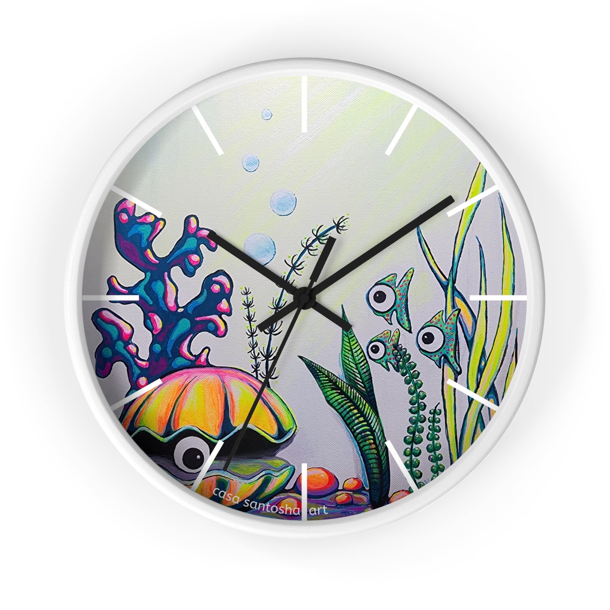Cyclops Clam Pop Art Wall Clock