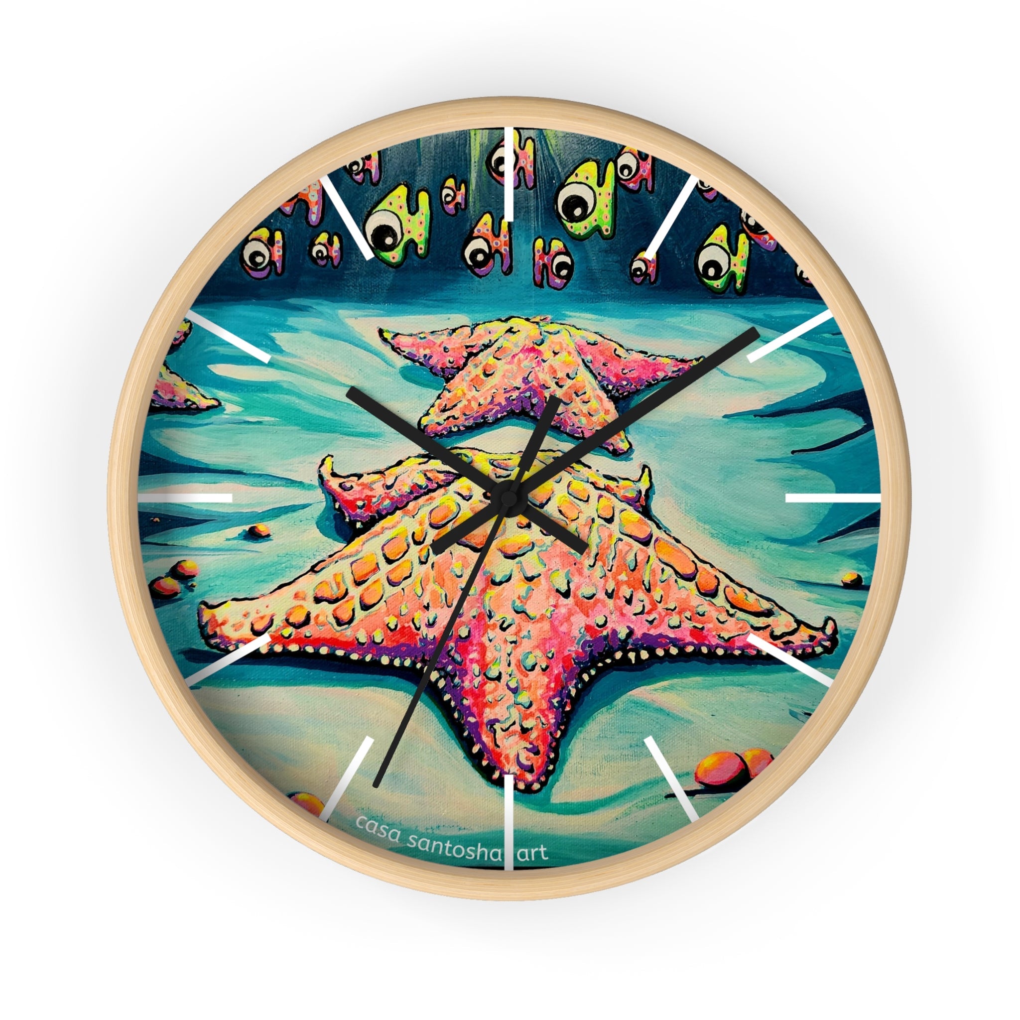 Cyclops Starfish Pop Art Wall Clock