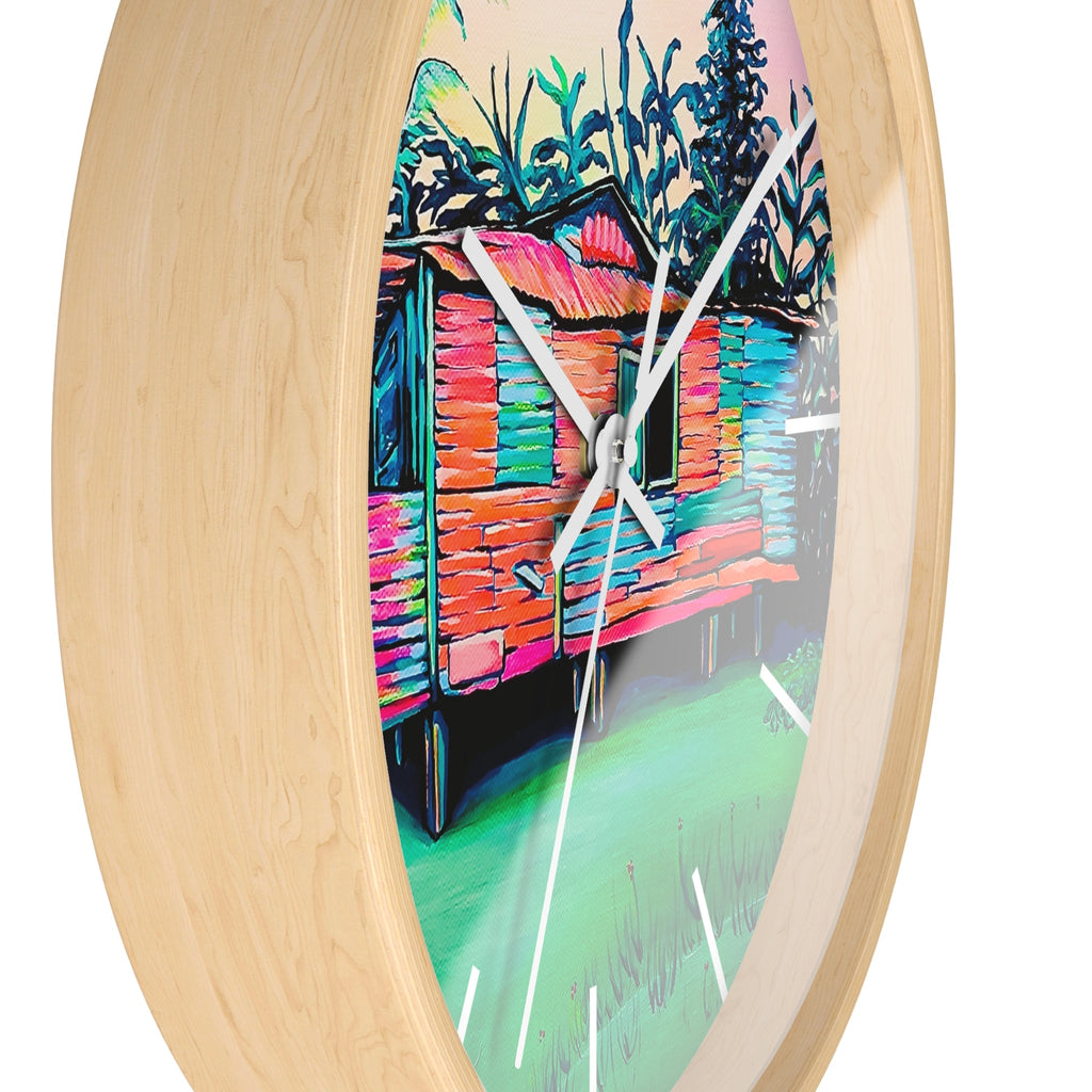 Luis Russell House Bocas Pop Art Wall Clock
