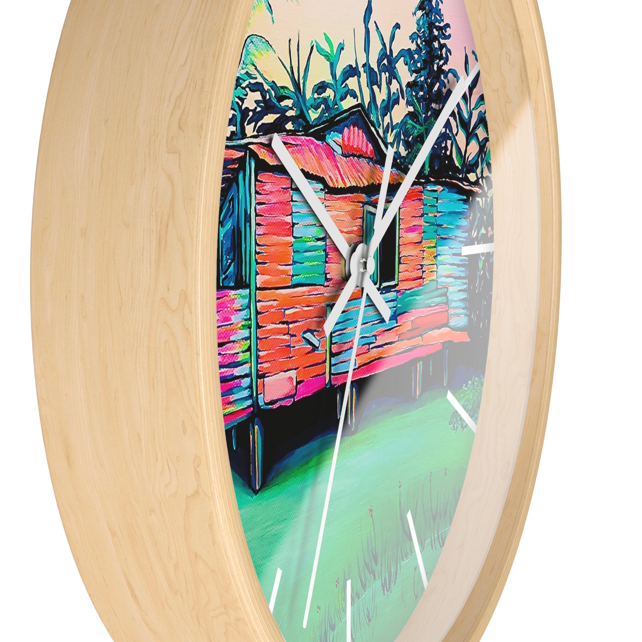 Luis Russell House Bocas Pop Art Wall Clock