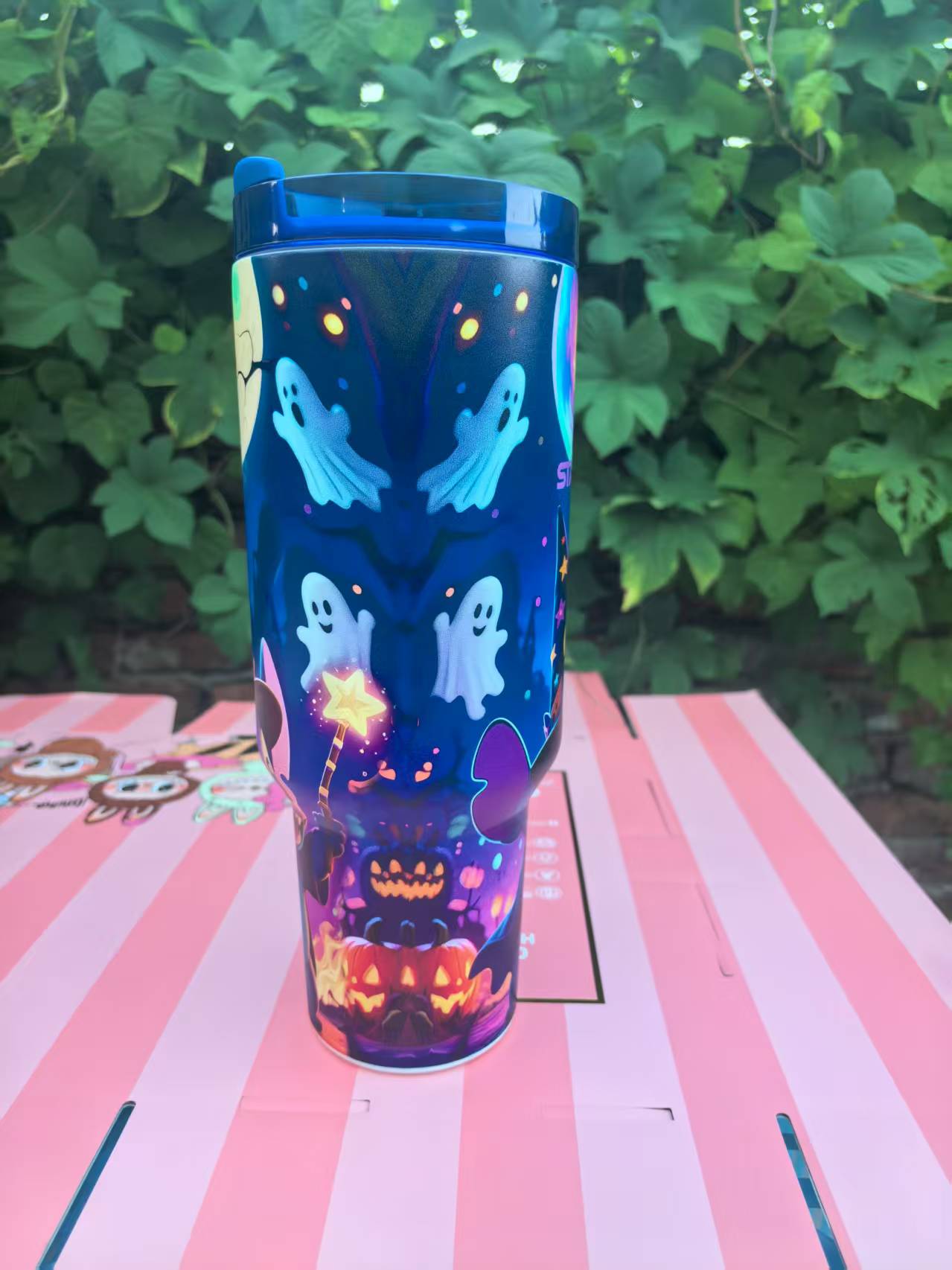 40oz Insulated Tumbler with Handle - Limited Edition Thermos Cup