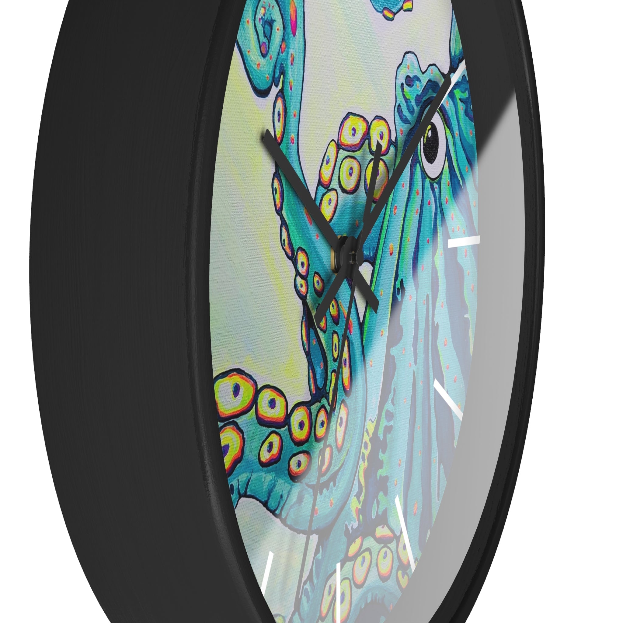 Cyclops Octopus Pop Art Wall Clock
