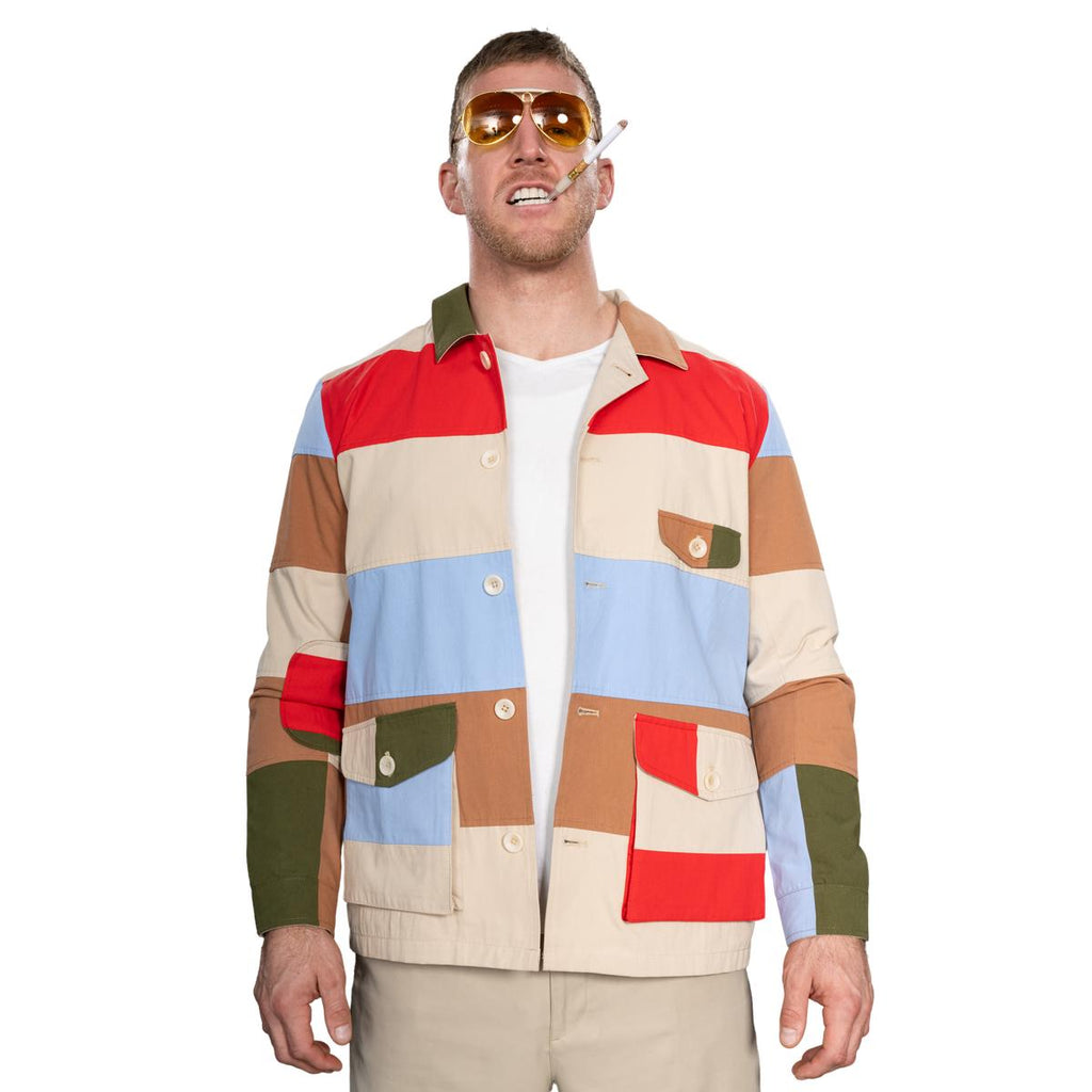 Gonz Jounalist Las Vegas Raoul Duke Jacket Halloween Costume Cosplay