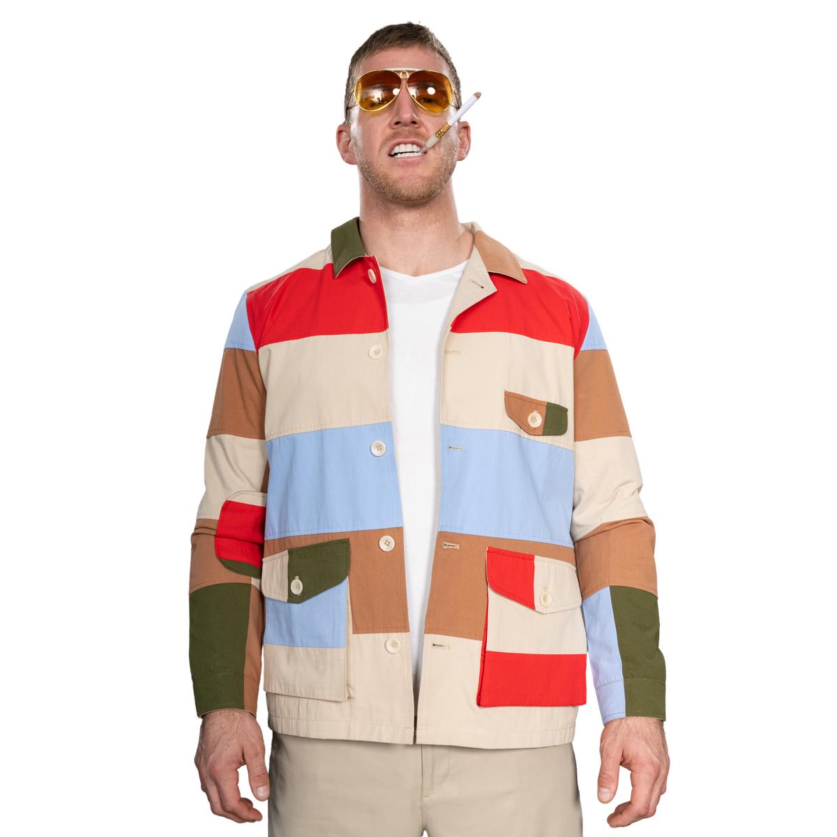 Gonz Jounalist Las Vegas Raoul Duke Jacket Halloween Costume Cosplay