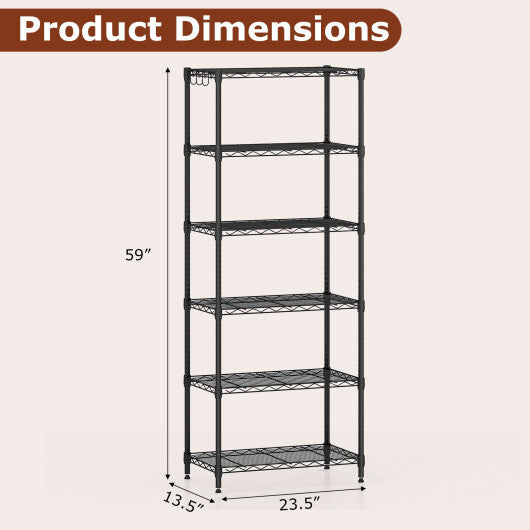 Set of 2 4-Tier Metal Storage Shelving Unit with V-Shaped Wire Rack and 1000 LBS Capacity-Black - Color: Black