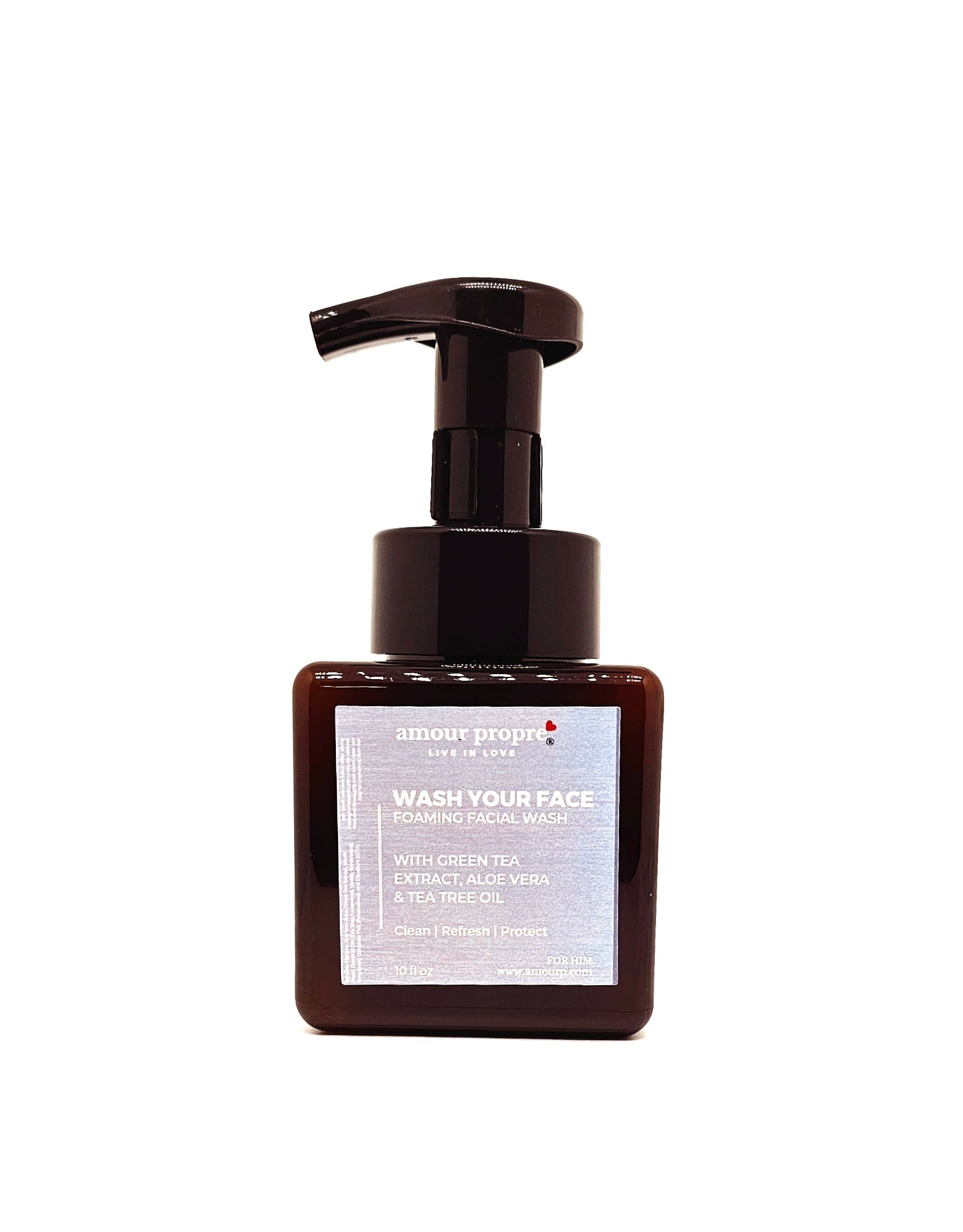 Wash Your Face - Gentle Foaming Facial Wash with Green Tea Extract for Him