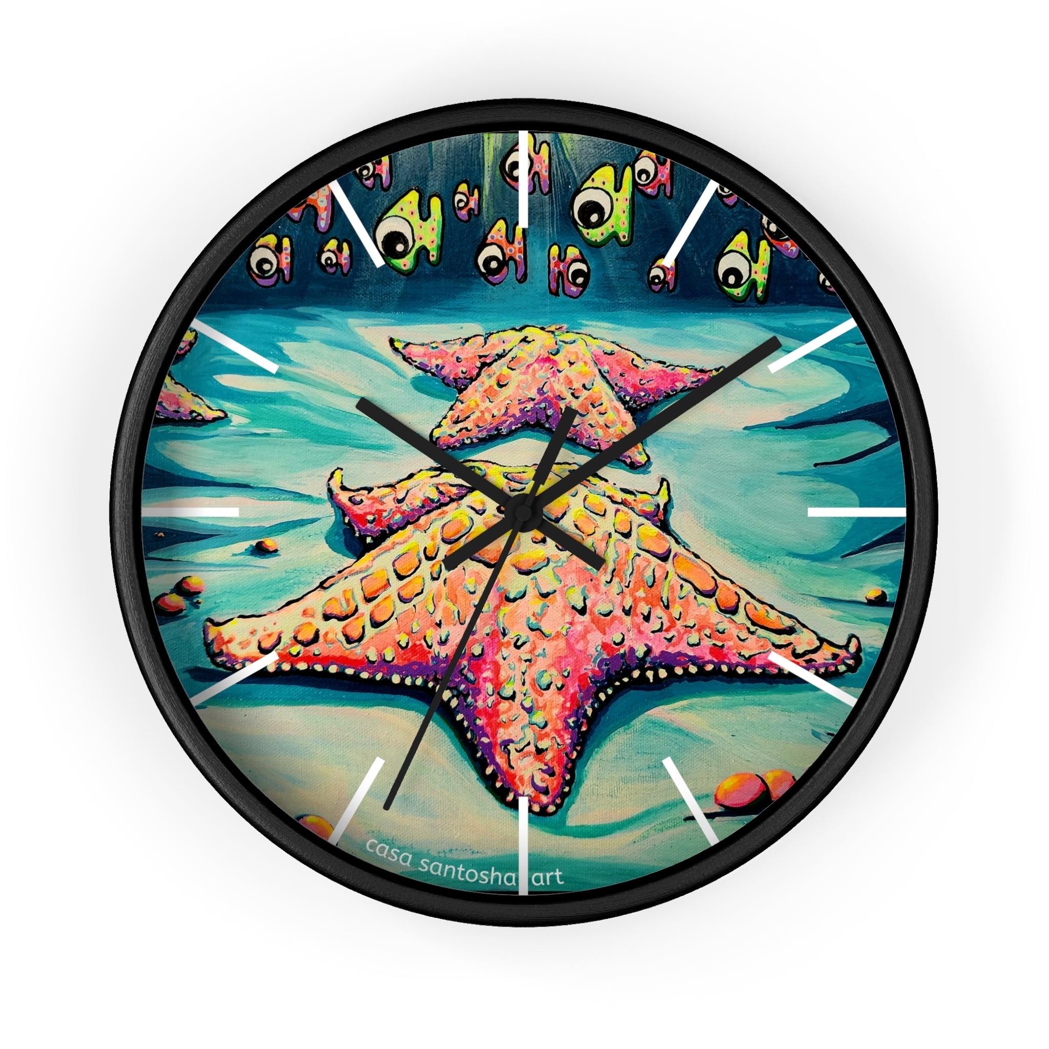 Cyclops Starfish Pop Art Wall Clock