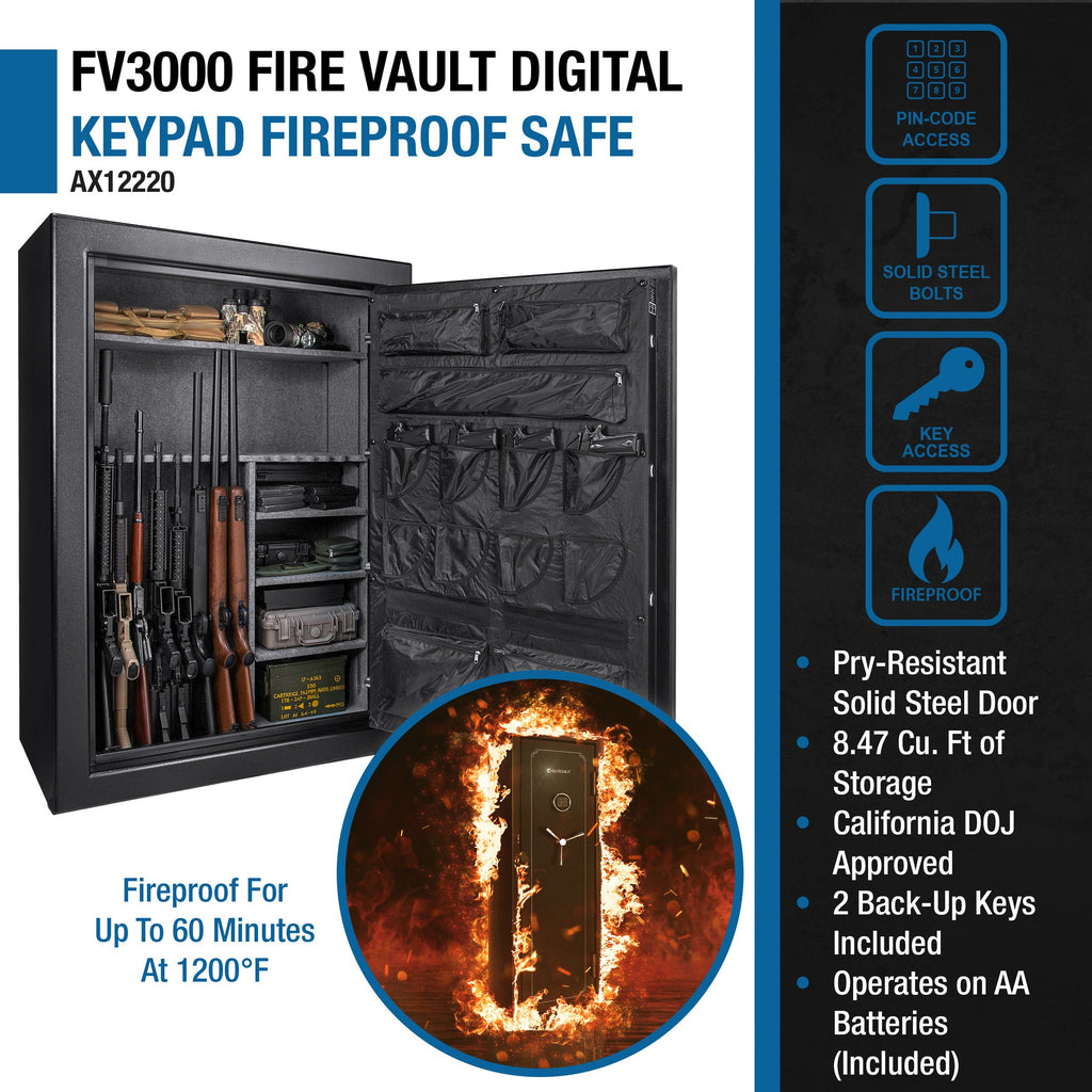 19.97 Cubic Ft Tall Fireproof Safe Vault