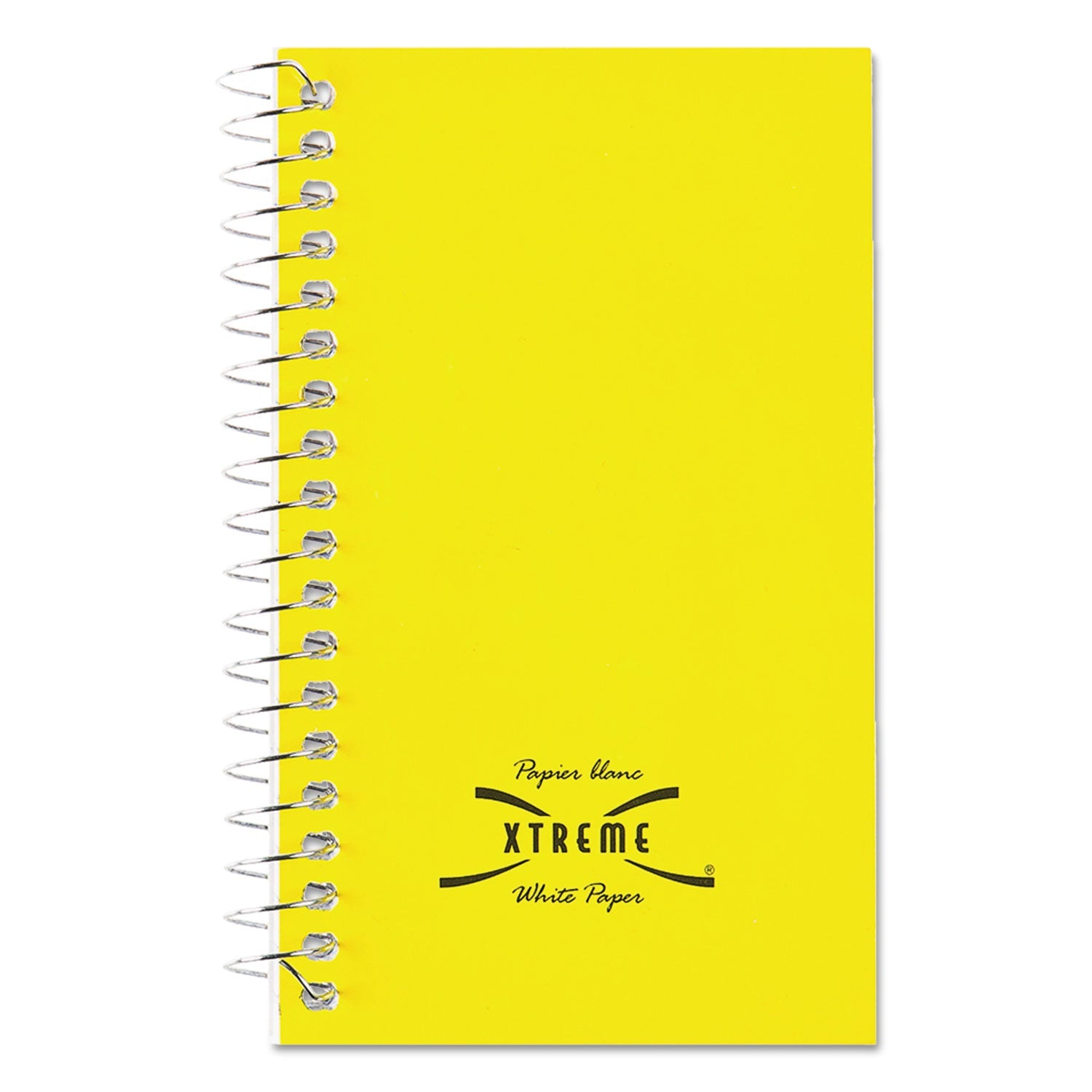 National Paper Blanc Xtreme White Wirebound Memo Books, Narrow Rule, Randomly Assorted Covers, 5 x 3, 60 Sheets