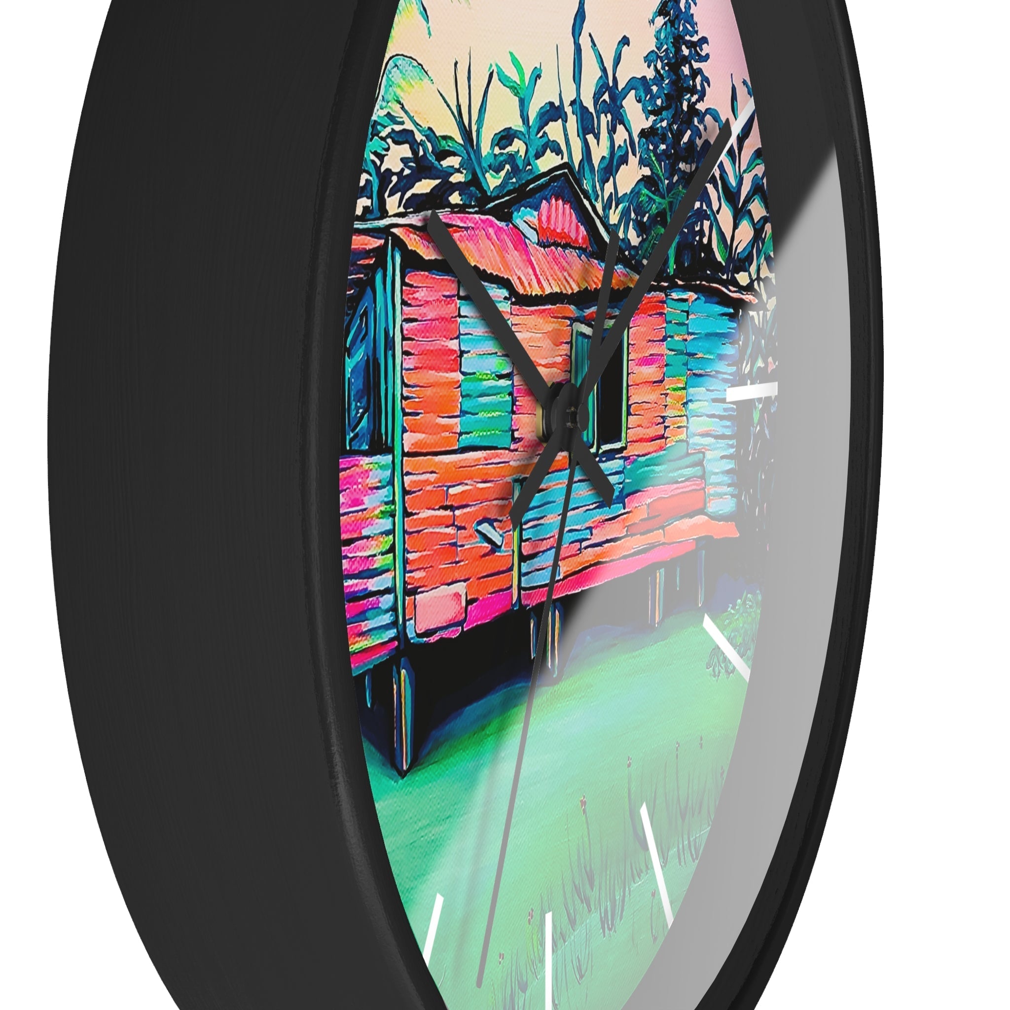 Luis Russell House Bocas Pop Art Wall Clock