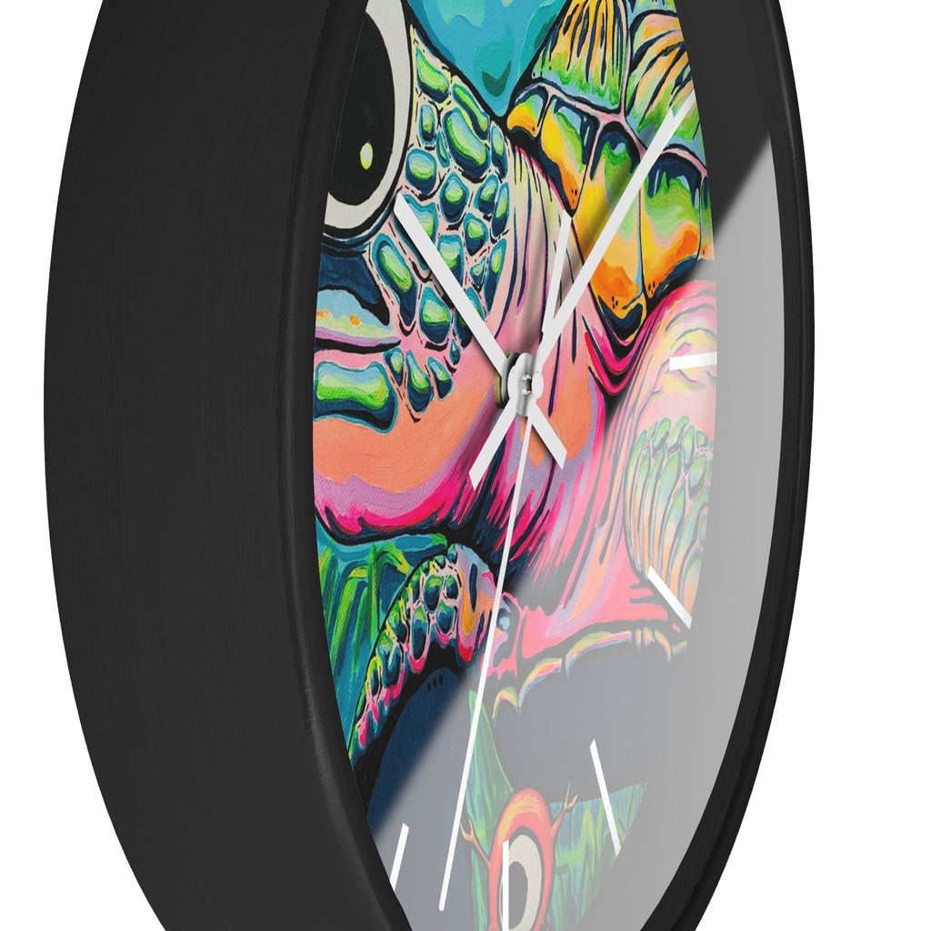 Cyclops Turtle Pop Art Wall Clock