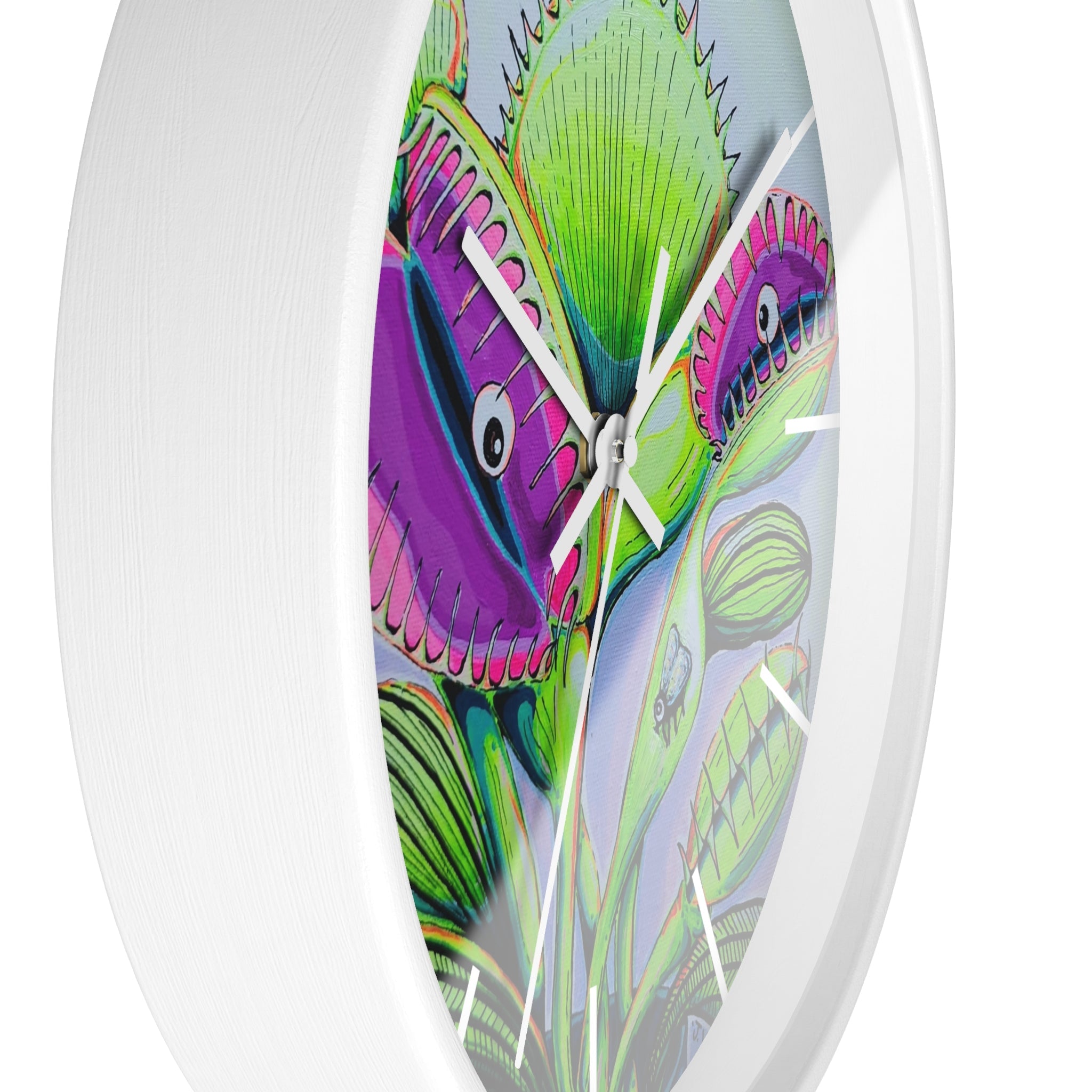Cyclops Venus Fly Trap Pop Art Wall Clock
