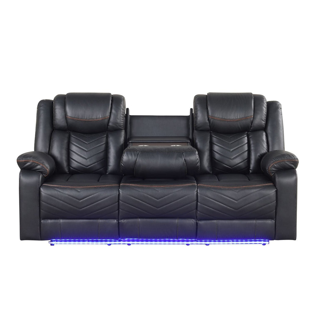 Challenger - LED Power Recliner Sofa