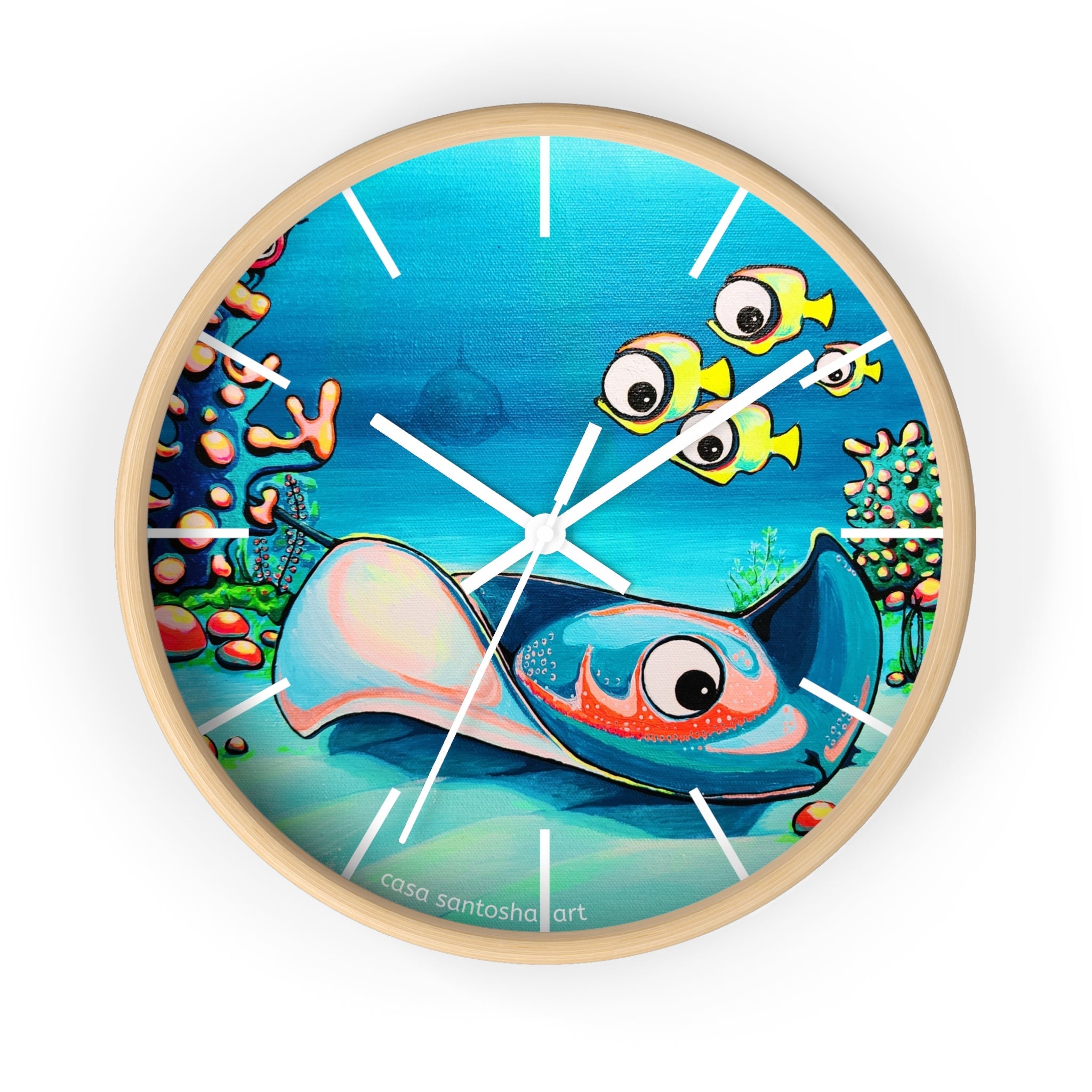 Cyclops Stingray Pop Art Wall Clock