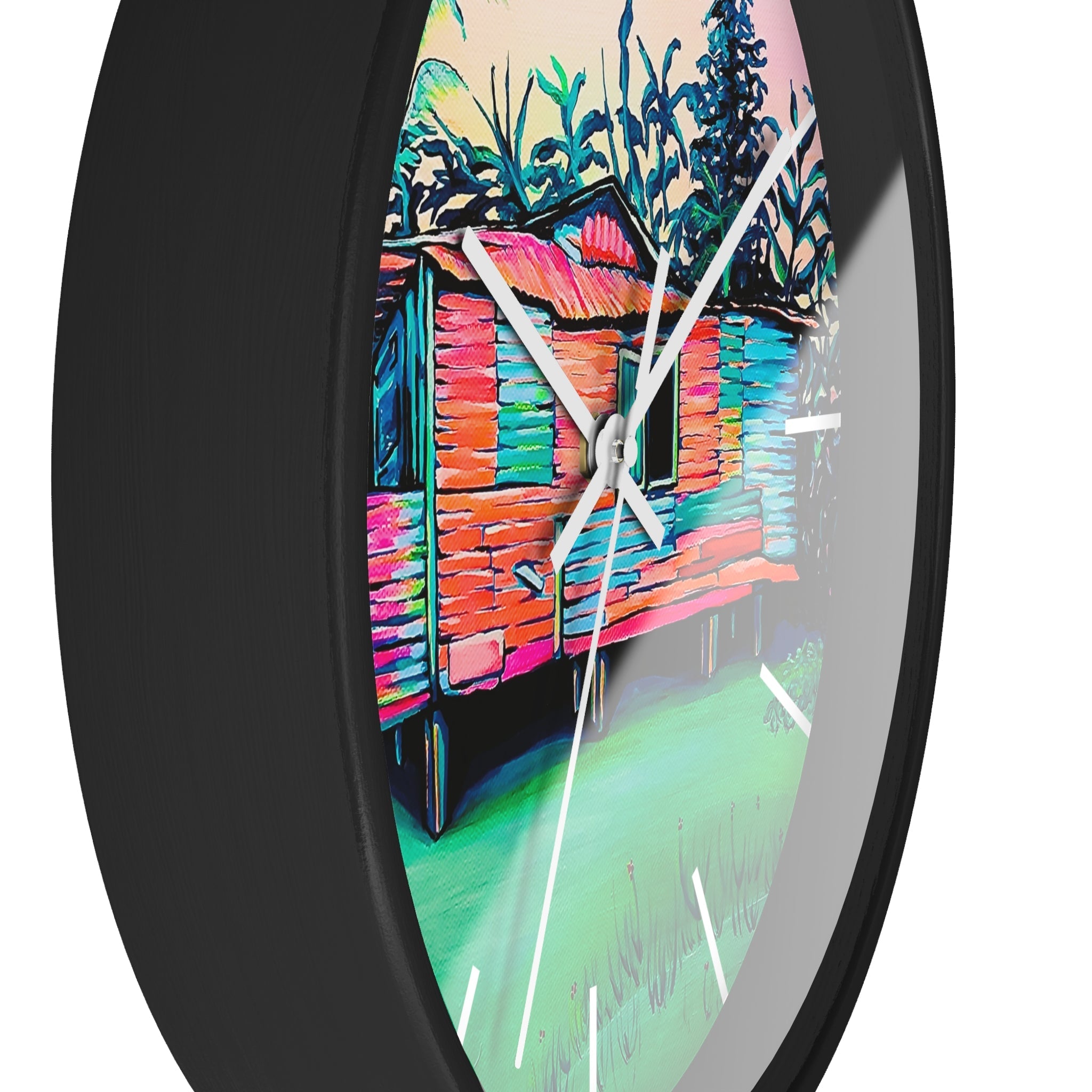 Luis Russell House Bocas Pop Art Wall Clock