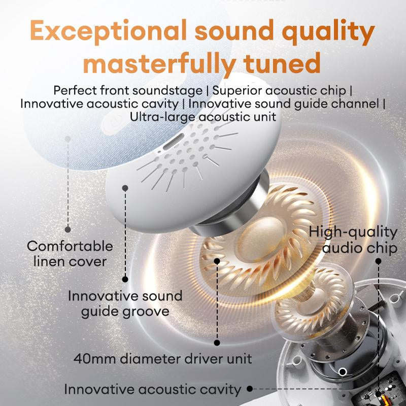HYUNDAI S1 Ultra-Thin Bluetooth Pillow Speaker with Bluetooth 6.0, Soft Immersive Sound Field, Pillow CD Player for Bedtime Music & Audiobooks, Headphone-Free Sleep Speaker, Compatible with Android & Ios