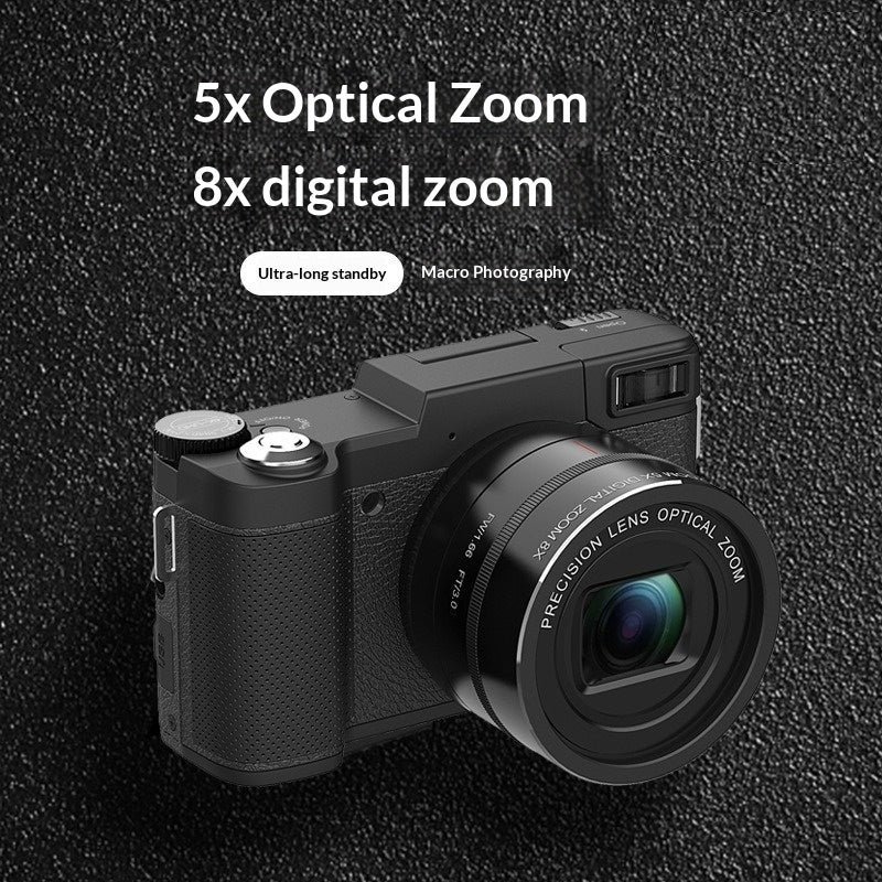 English language Version Of A High definition Digital Camera With 5x Optical Zoom