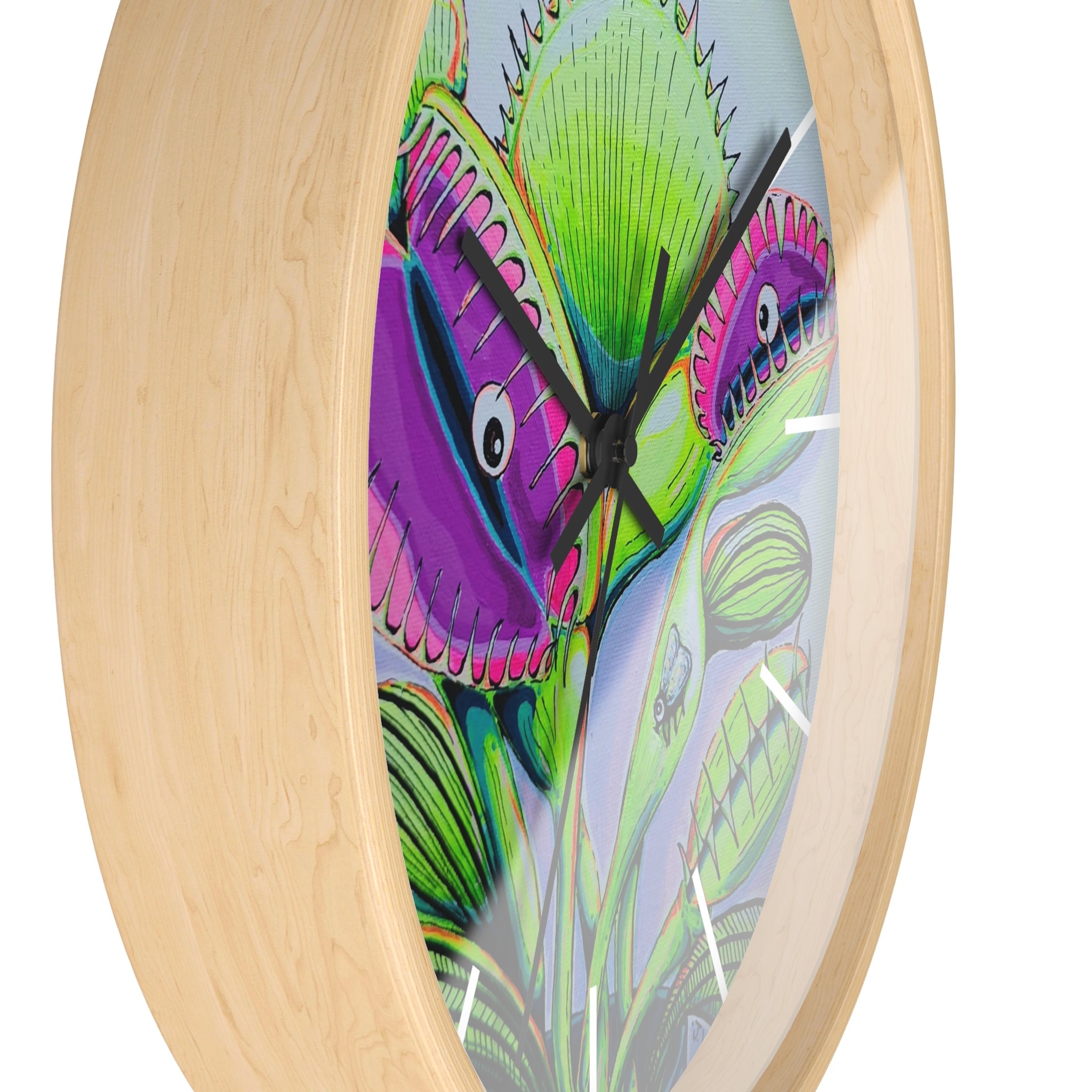 Cyclops Venus Fly Trap Pop Art Wall Clock