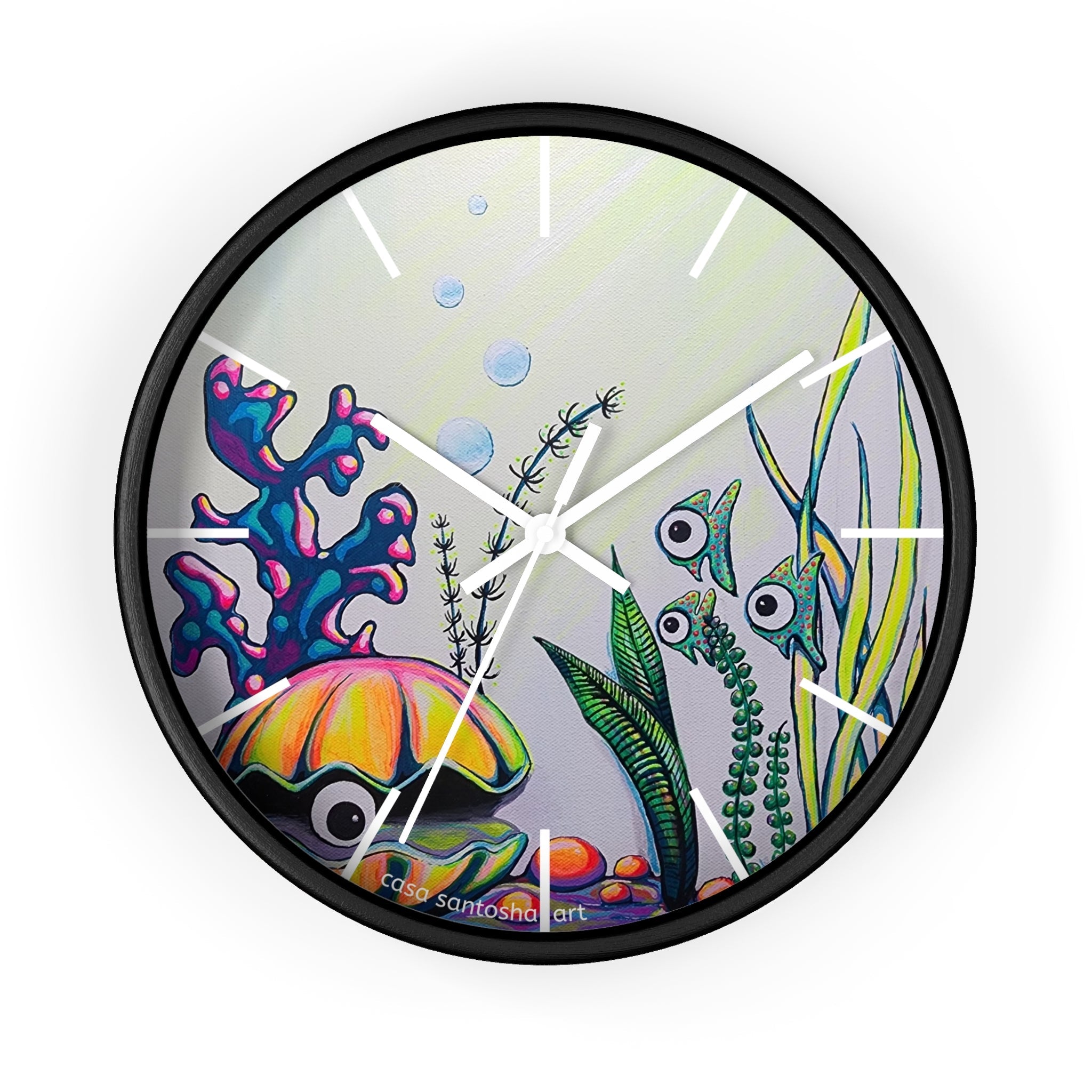 Cyclops Clam Pop Art Wall Clock