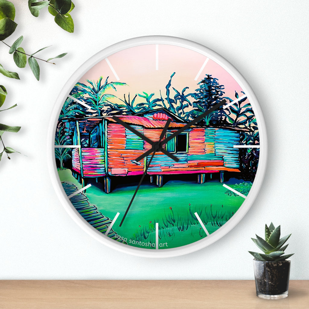 Luis Russell House Bocas Pop Art Wall Clock