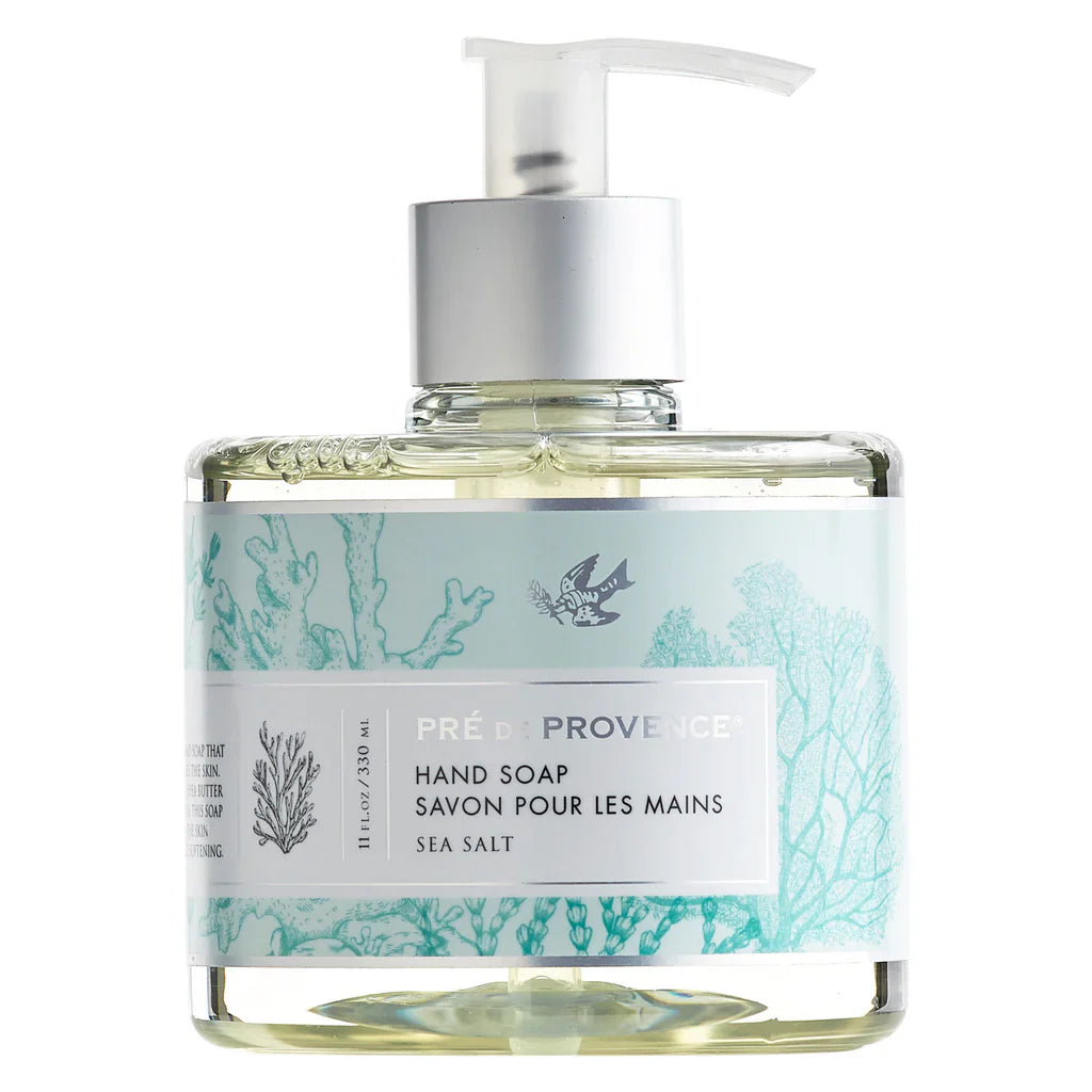Pre de Provence Liquid Hand Soap Sea Salt/Honey Almond Collection