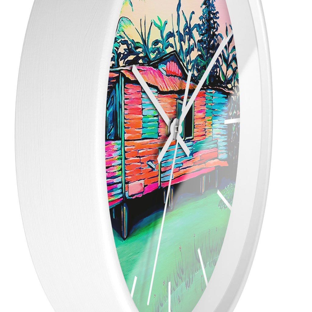 Luis Russell House Bocas Pop Art Wall Clock