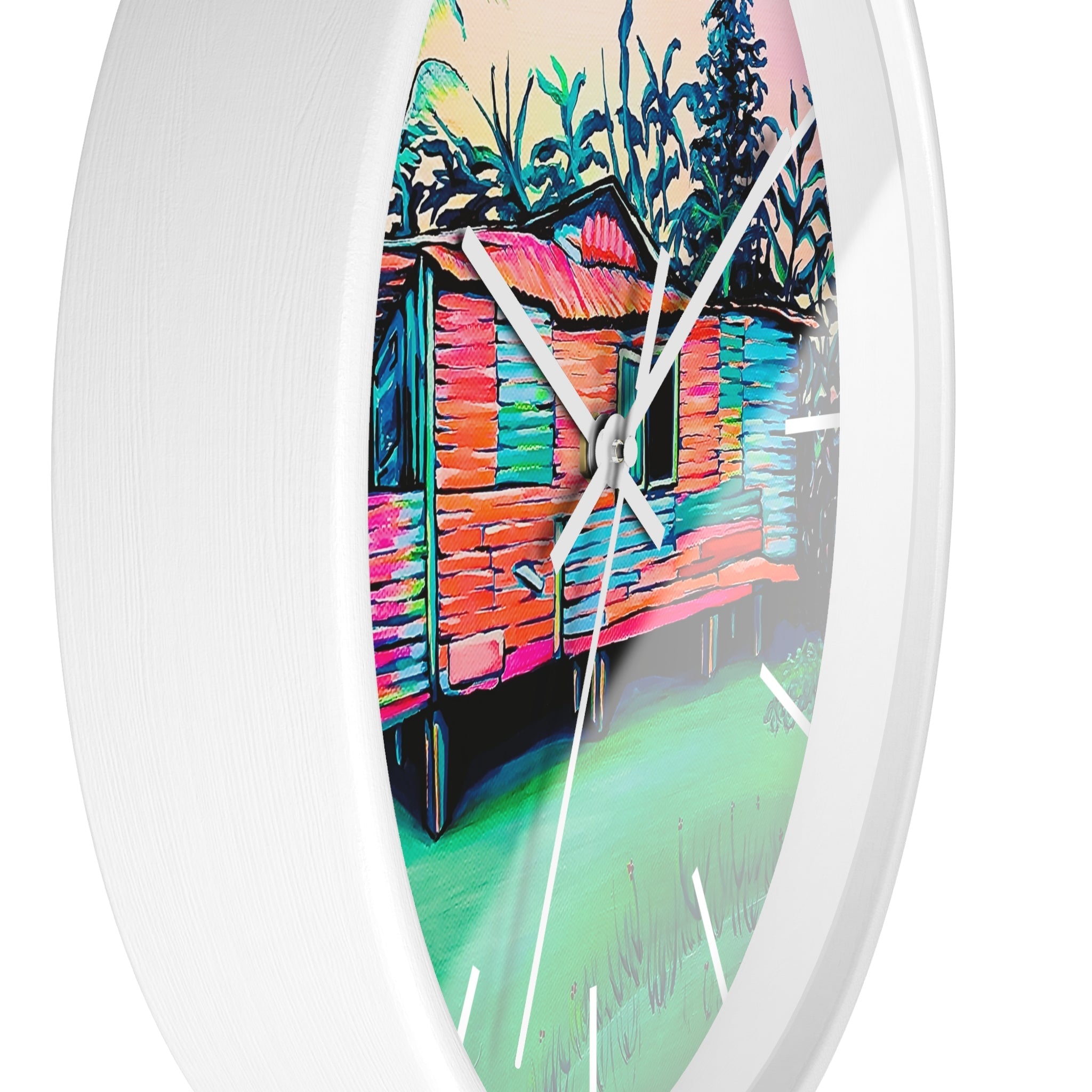 Luis Russell House Bocas Pop Art Wall Clock