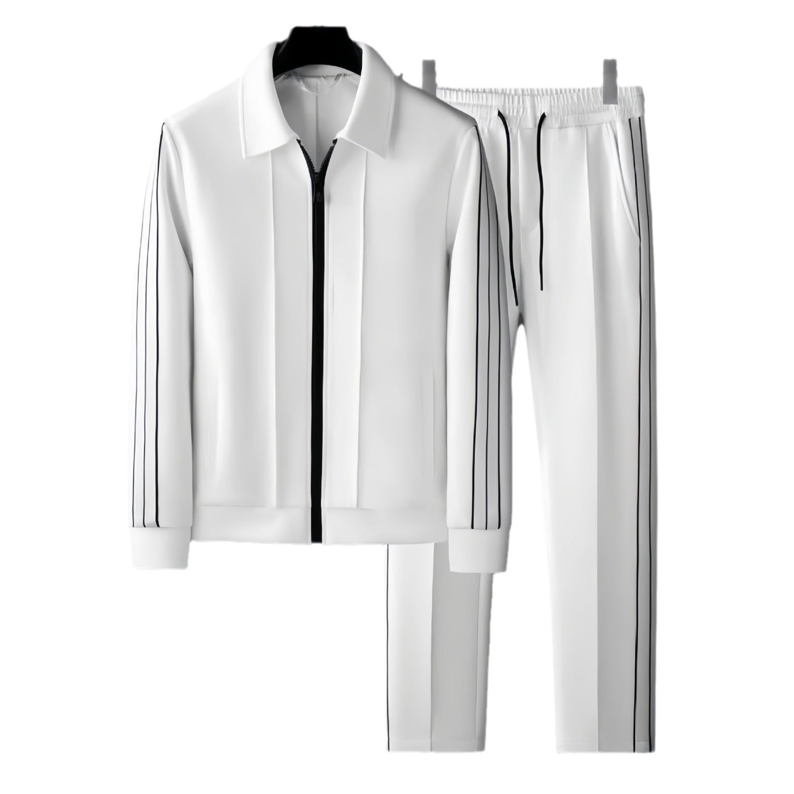Casual Sports Men's Long-sleeved Cardigan Sweater Baggy Coat